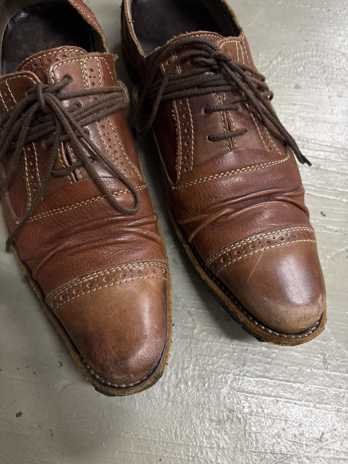 Alfredo Bannister Alfredo bannister Patina lace wrap oxford derby Size US 7.5 / EU 40-41 - 7 Thumbnail