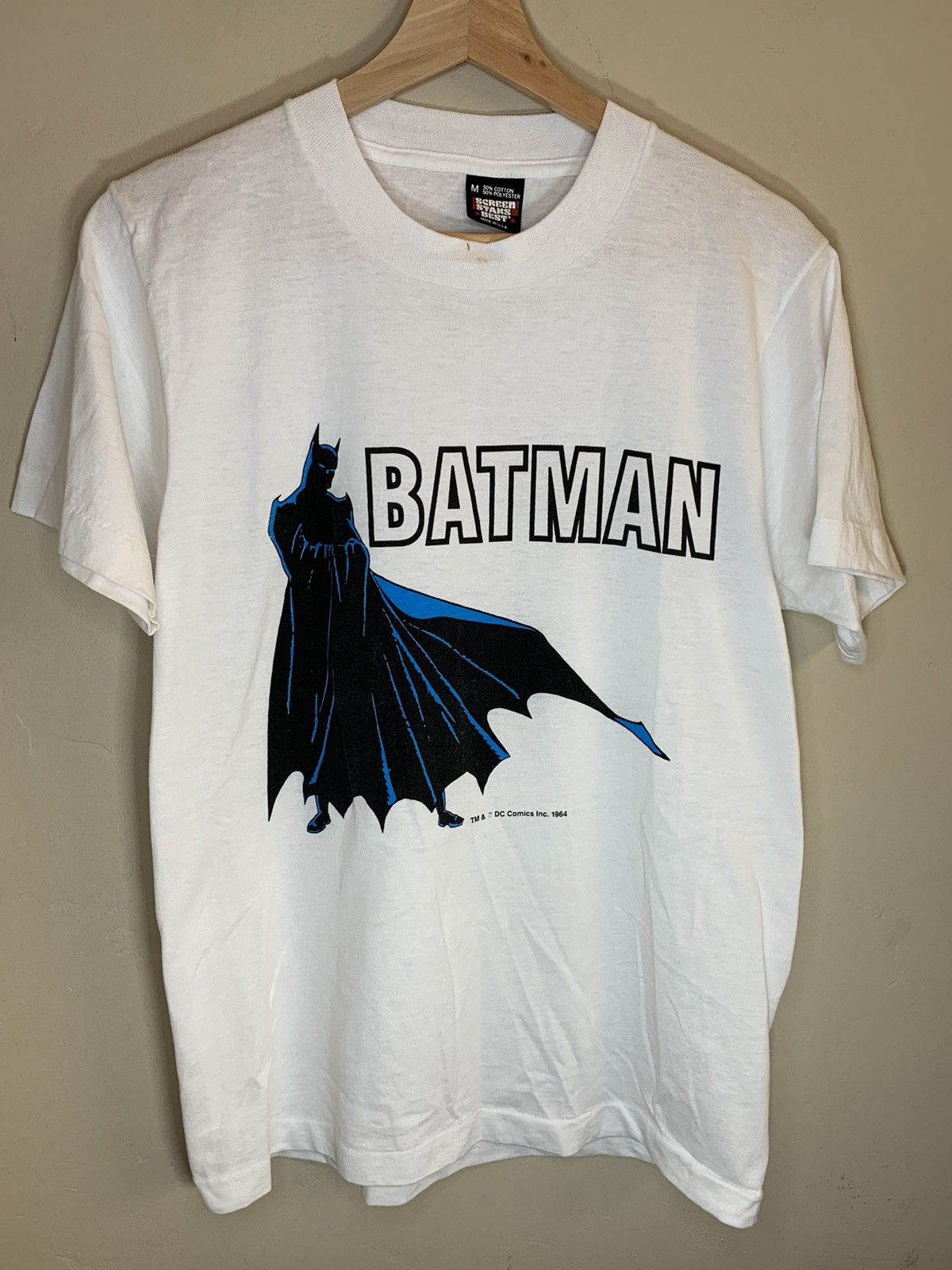 Vintage *RARE* Vintage 80’s Batman DC Comics Single Stitch T-Shirt M Size US M / EU 48-50 / 2 - 1 Thumbnail