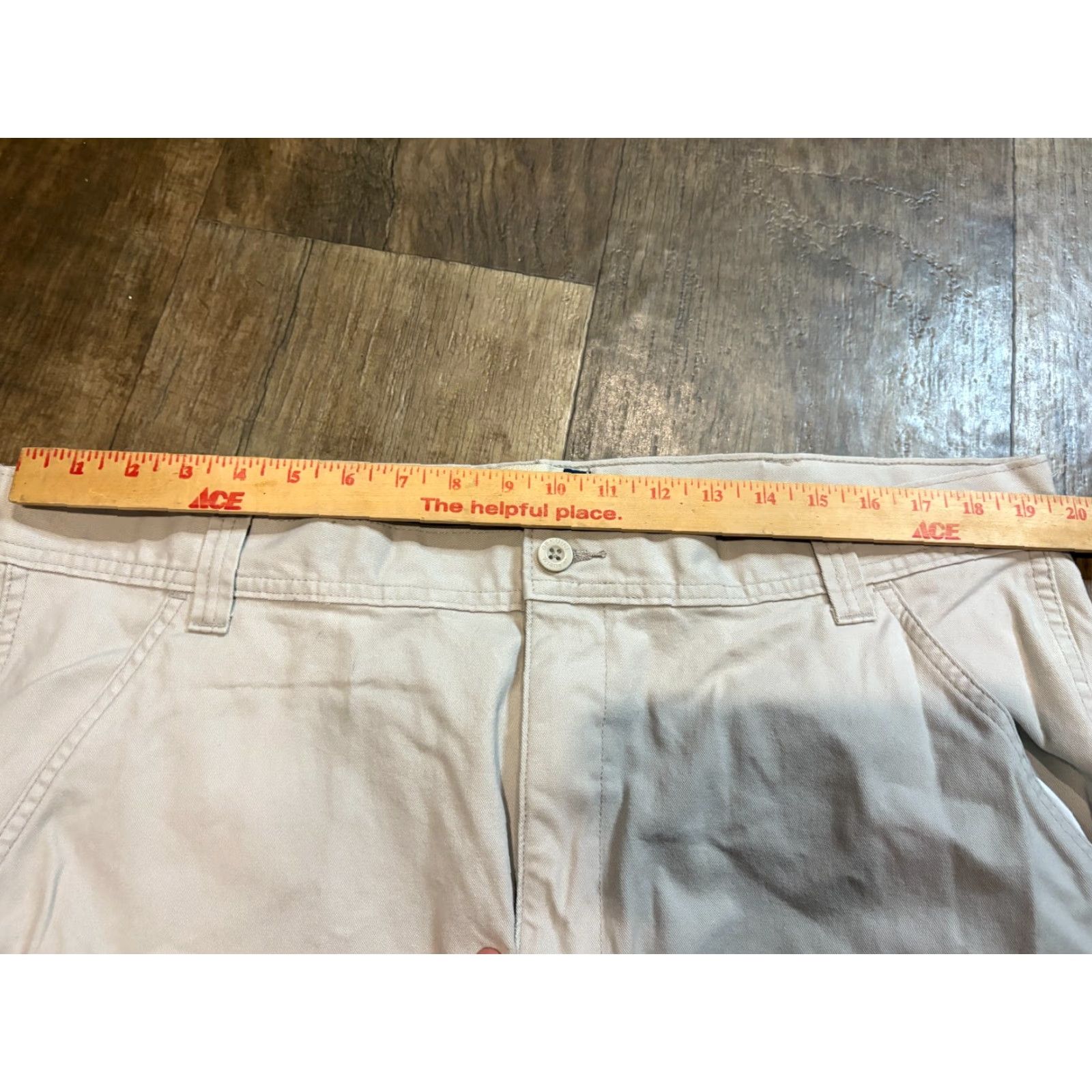 Wrangler **Wrangler Mens Cargo Pants Khaki 40 x 30 Work Hunting Cotton** User: Wrangler Mens Cargo Pants Khaki 40 x 30 Work Hunting Cotton Size US 40 / EU 56 - 3 Thumbnail