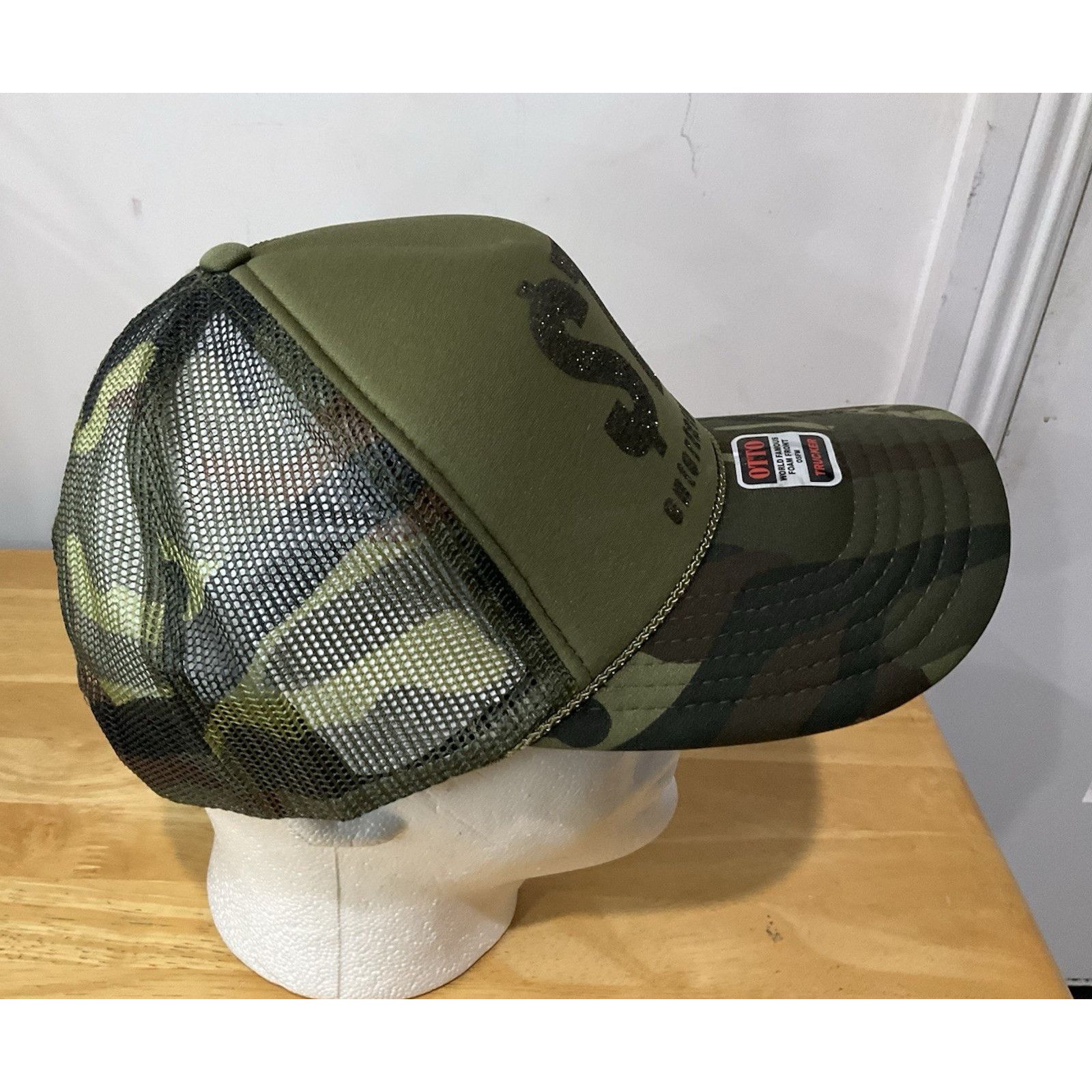 Otto $tb Caps camo Hat, Adjustable, trucker adjustable Size ONE SIZE - 2 Thumbnail