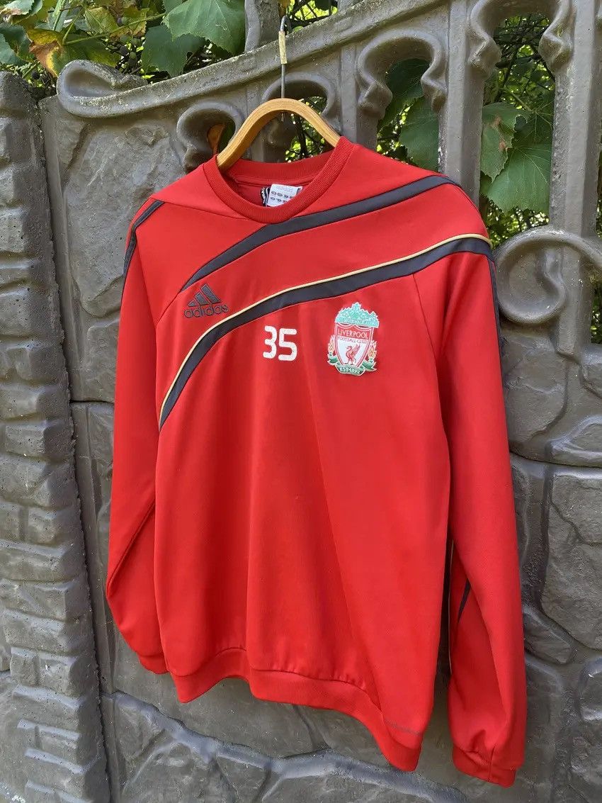 Adidas × Vintage Vintage Adidas Liverpool 2009/2010 Jumper Sweatshirt Size US M / EU 48-50 / 2 - 3 Thumbnail