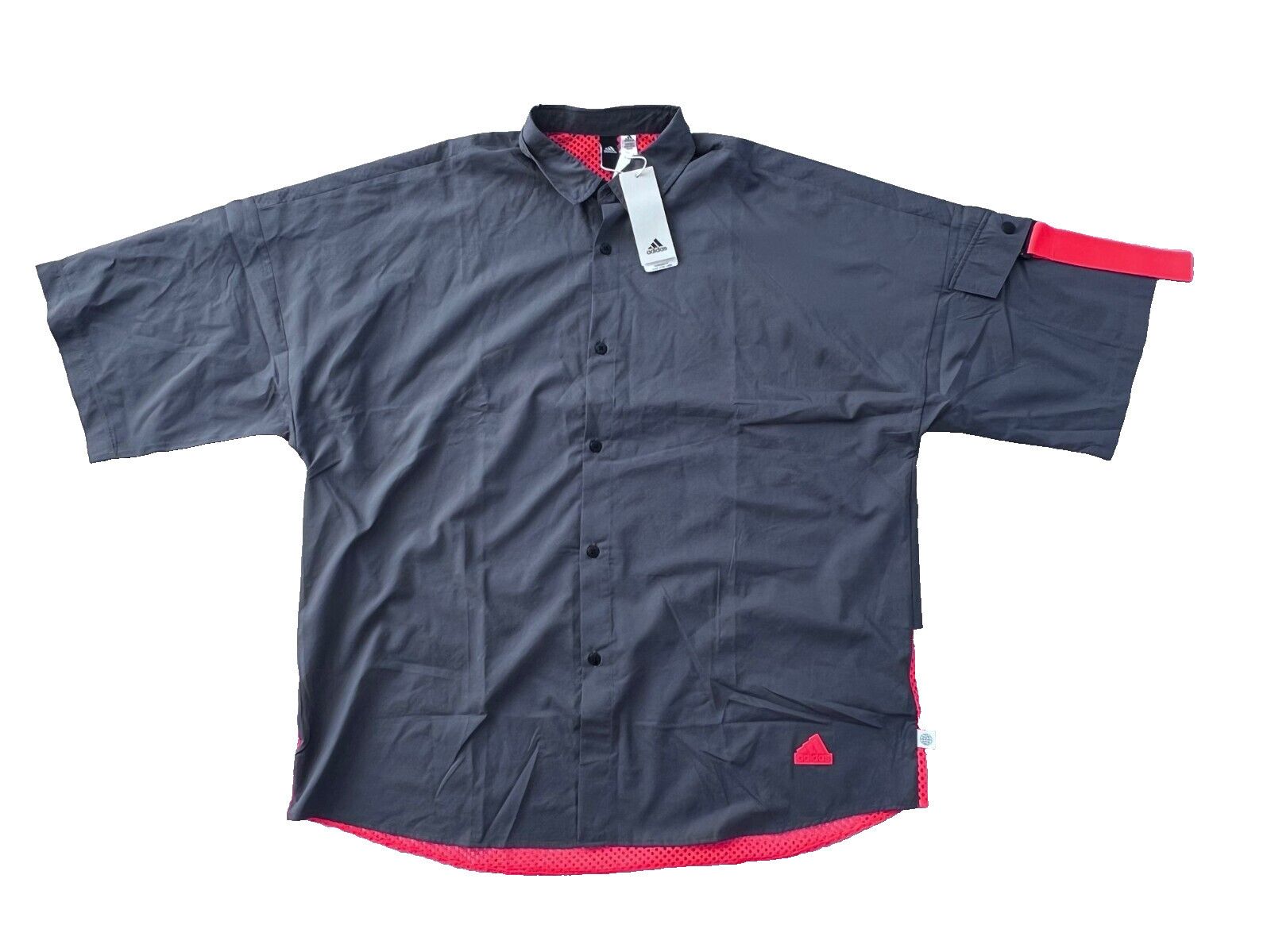 Adidas Adidas IC6739 City Escape Premium Shirt Grey/Orange ( L ) Size US L / EU 52-54 / 3 - 4 Thumbnail