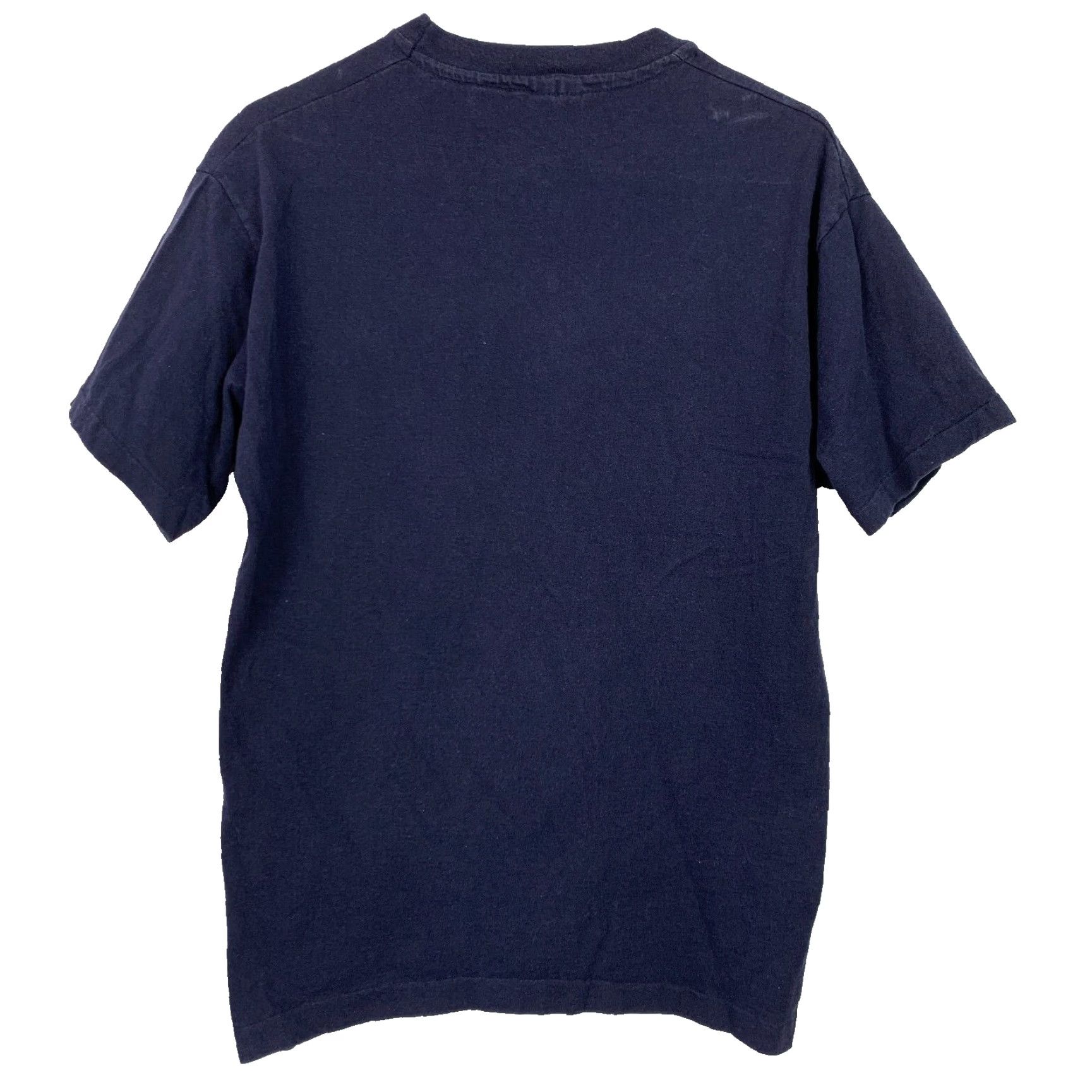 Vintage VINTAGE Butterfly Embroidered Tee T-Shirt Damaged Size Large Blue 100% Cotton Short Sleeve Crew Neck Women L Size L / US 10 / IT 46 - 3 Thumbnail