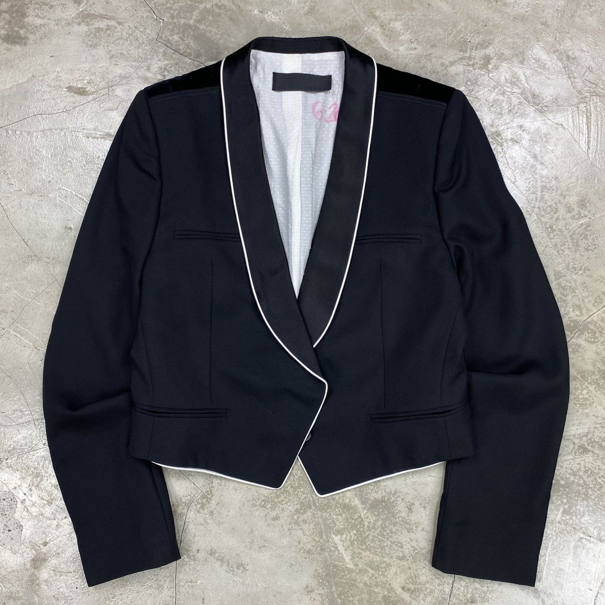 Haider Ackermann Cropped Smoking Blazer Size M / US 6-8 / IT 42-44 - 1 Thumbnail