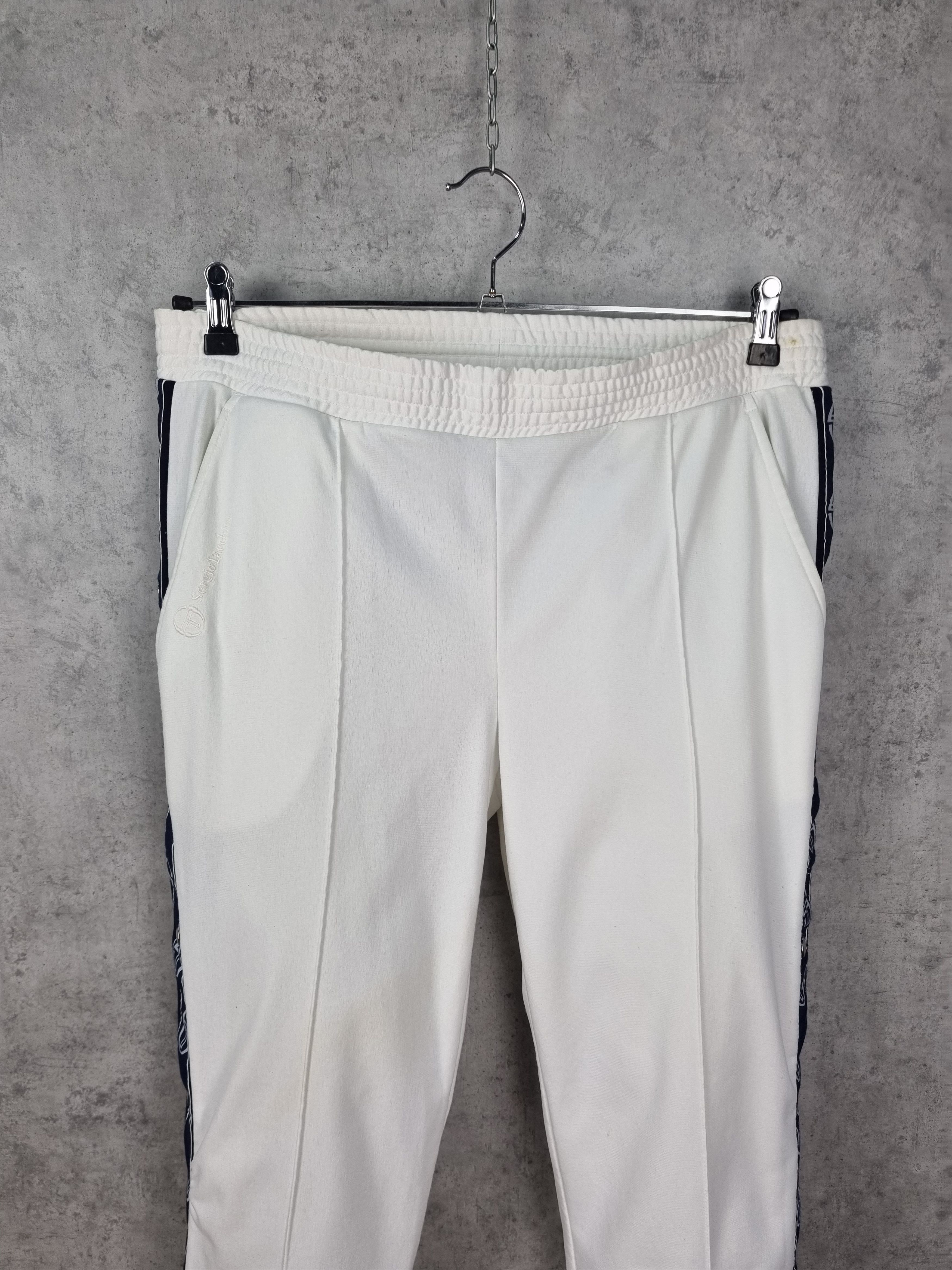 Sergio Tacchini × Vintage Sergio Tacchini Popper Italian Gardenia Tracksuit Pant Size US 36 / EU 52 - 2 Thumbnail