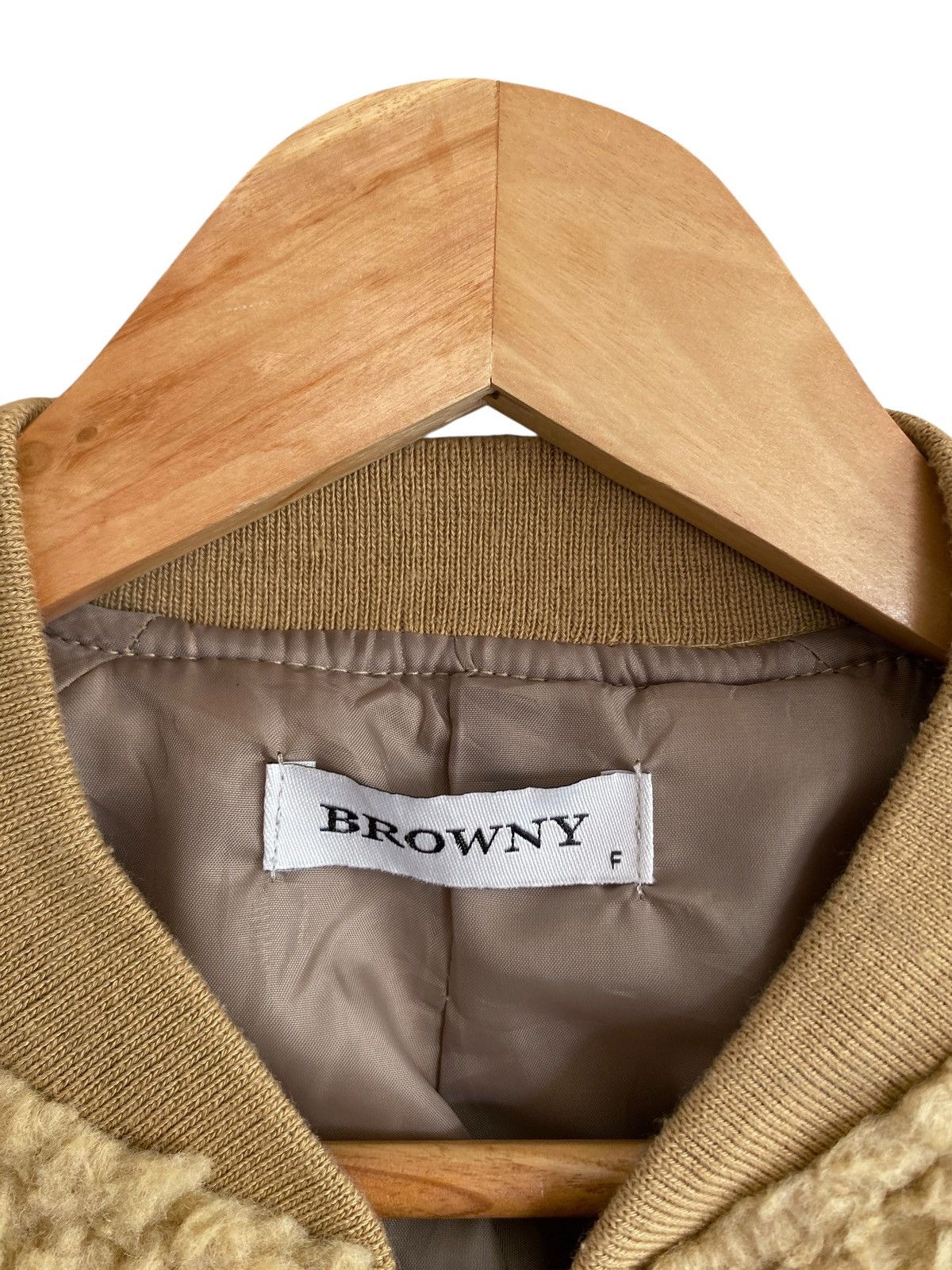 Japanese Brand Rare Vintage Japanese Brand Browny Fur Bomber Jacket 1990s Size US L / EU 52-54 / 3 - 7 Thumbnail