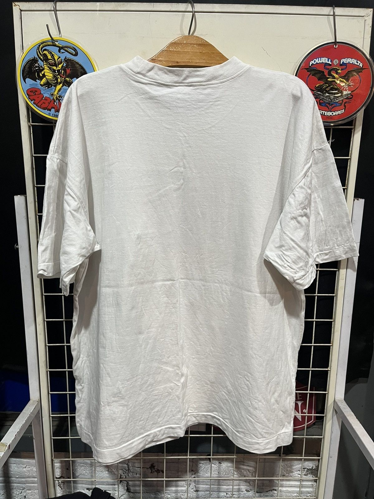 Vintage BK Liban Cat Art Boxy Tee 90s (single stitch) Size US L / EU 52-54 / 3 - 4 Thumbnail