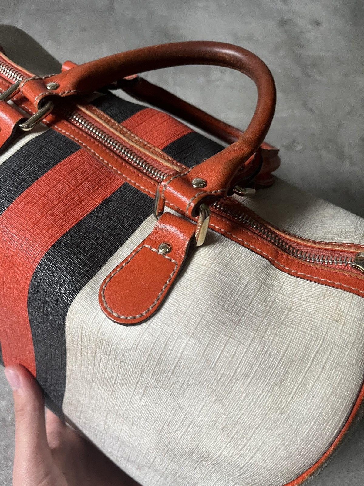 Gucci Gucci Boston canvas white bowling bag limited edition Size ONE SIZE - 16 Thumbnail