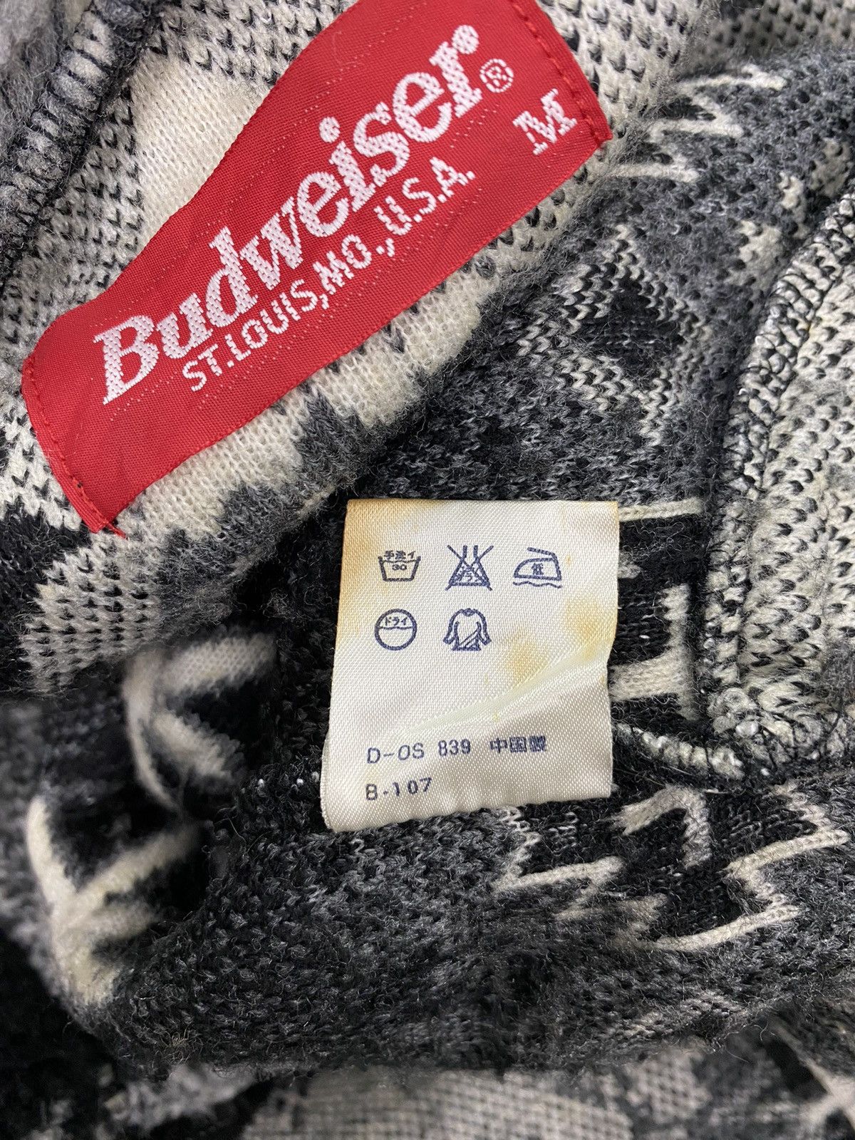 Budweiser Vintage Budweiser Fleece Jacket Size US M / EU 48-50 / 2 - 11 Thumbnail