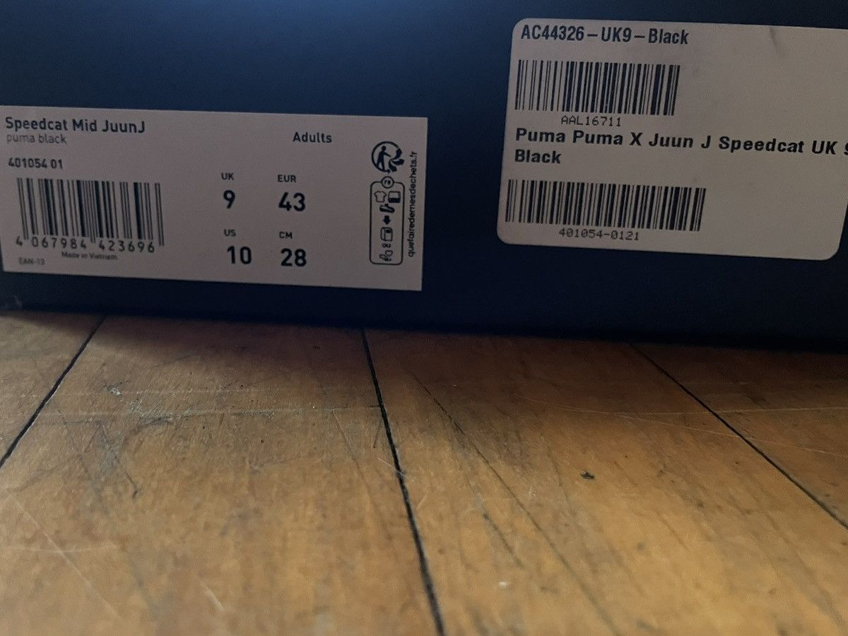 Puma BRAND NEW PUMA SPEEDCAT MID JUUNJ 401054-01 PUMA BLACK Size US 10 / EU 43 - 8 Thumbnail