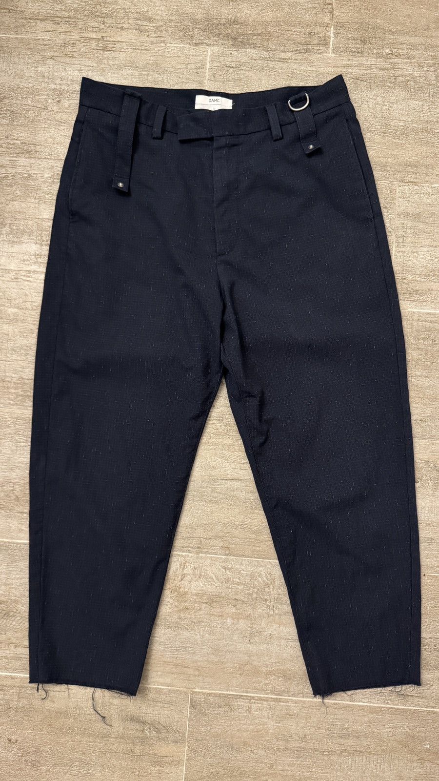 OAMC OAMC Cropped Carrot cut ankle Pant Trousers Navy Size US 32 / EU 48 - 8 Thumbnail