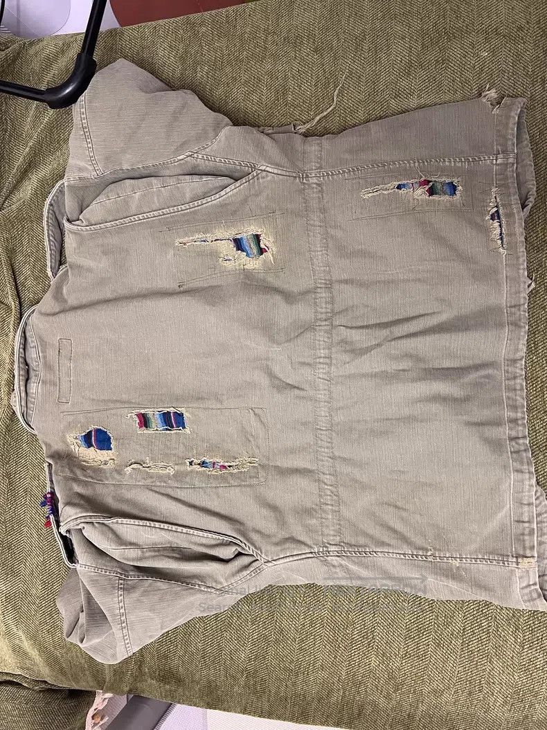 Neighborhood Neighborhood Sulfur Dyed Destroyed Work Jacket Size US XL / EU 56 / 4 - 6 Thumbnail