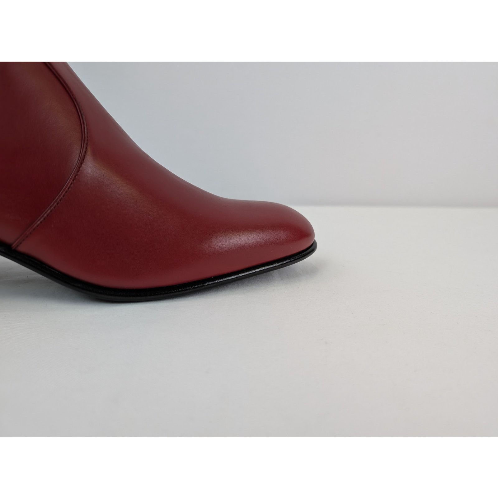 Saint Laurent Paris o1rshd1 James 60 Bootie Boots in Opyum Red Size US 9 / EU 42 - 4 Thumbnail