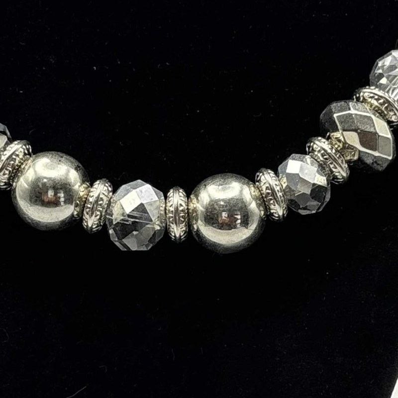 Other Y2K Silver Beaded Necklace Size ONE SIZE - 2 Thumbnail