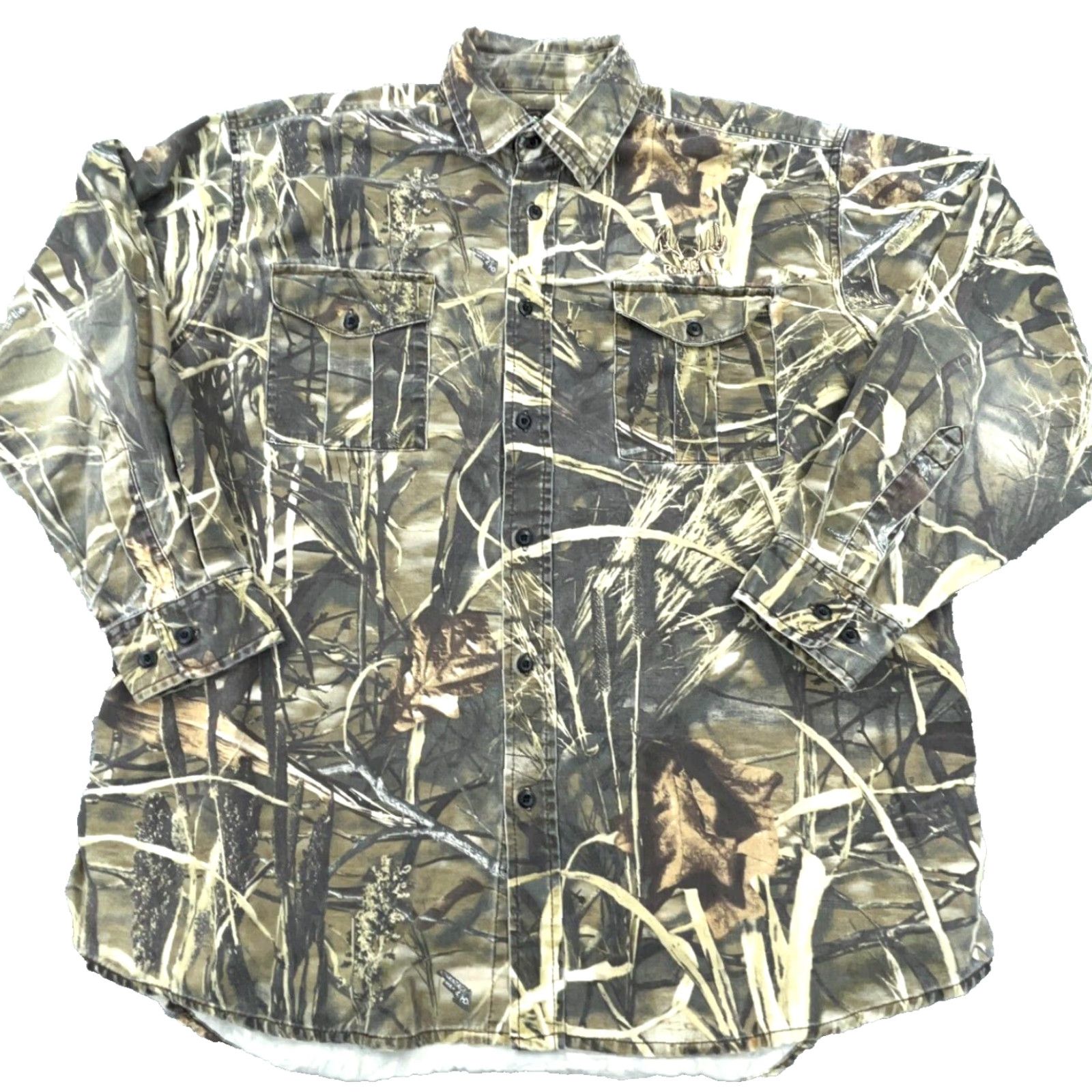 Denime VINTAGE RedHead Shirt Men XL Camo Button Up Twill Denim Advantage Skate Y2K Hunt Size US XL / EU 56 / 4 - 2 Thumbnail