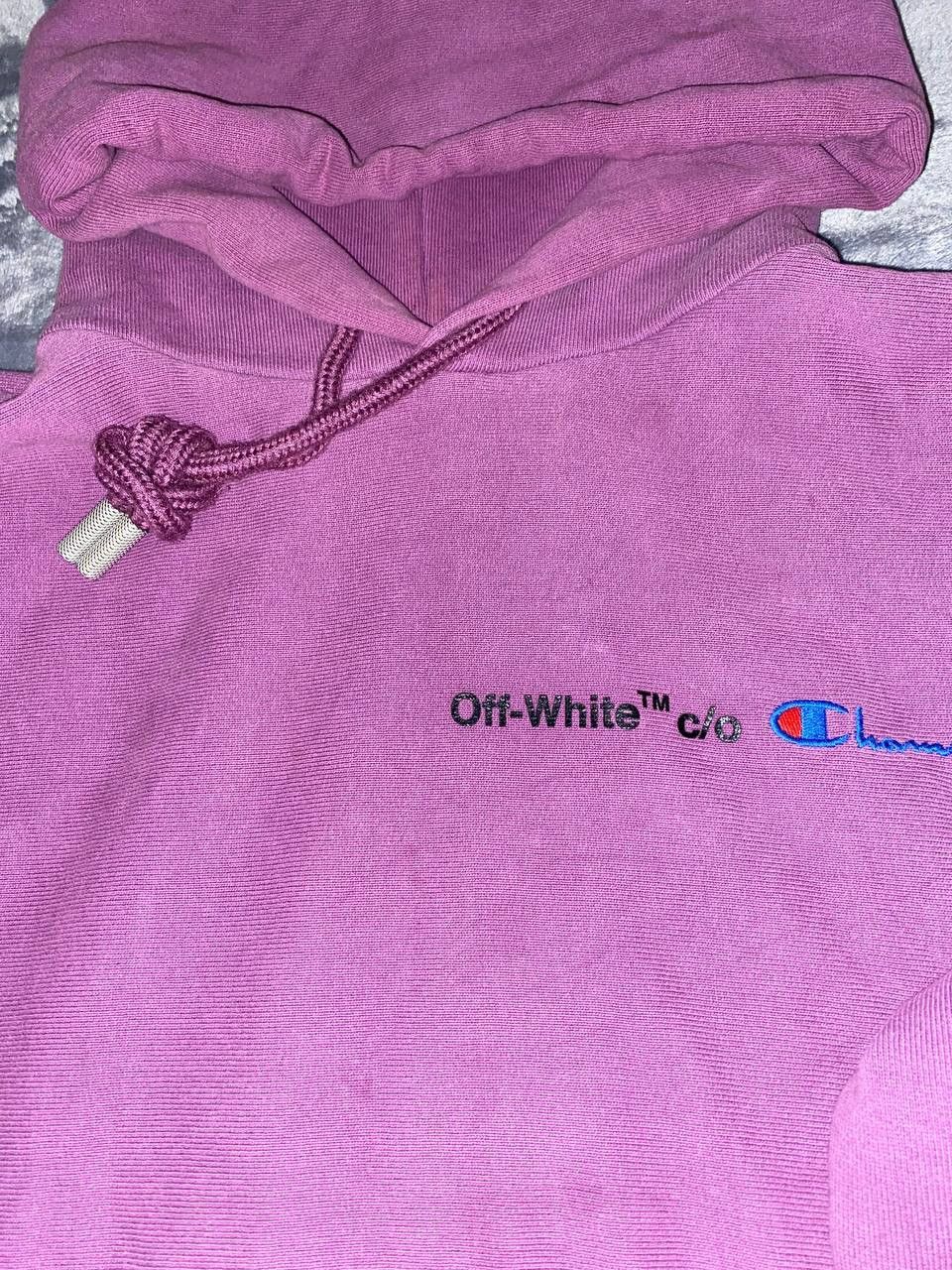 Off-White Off-White x Champion Hoodie Size US XS / EU 42 / 0 - 9 Thumbnail