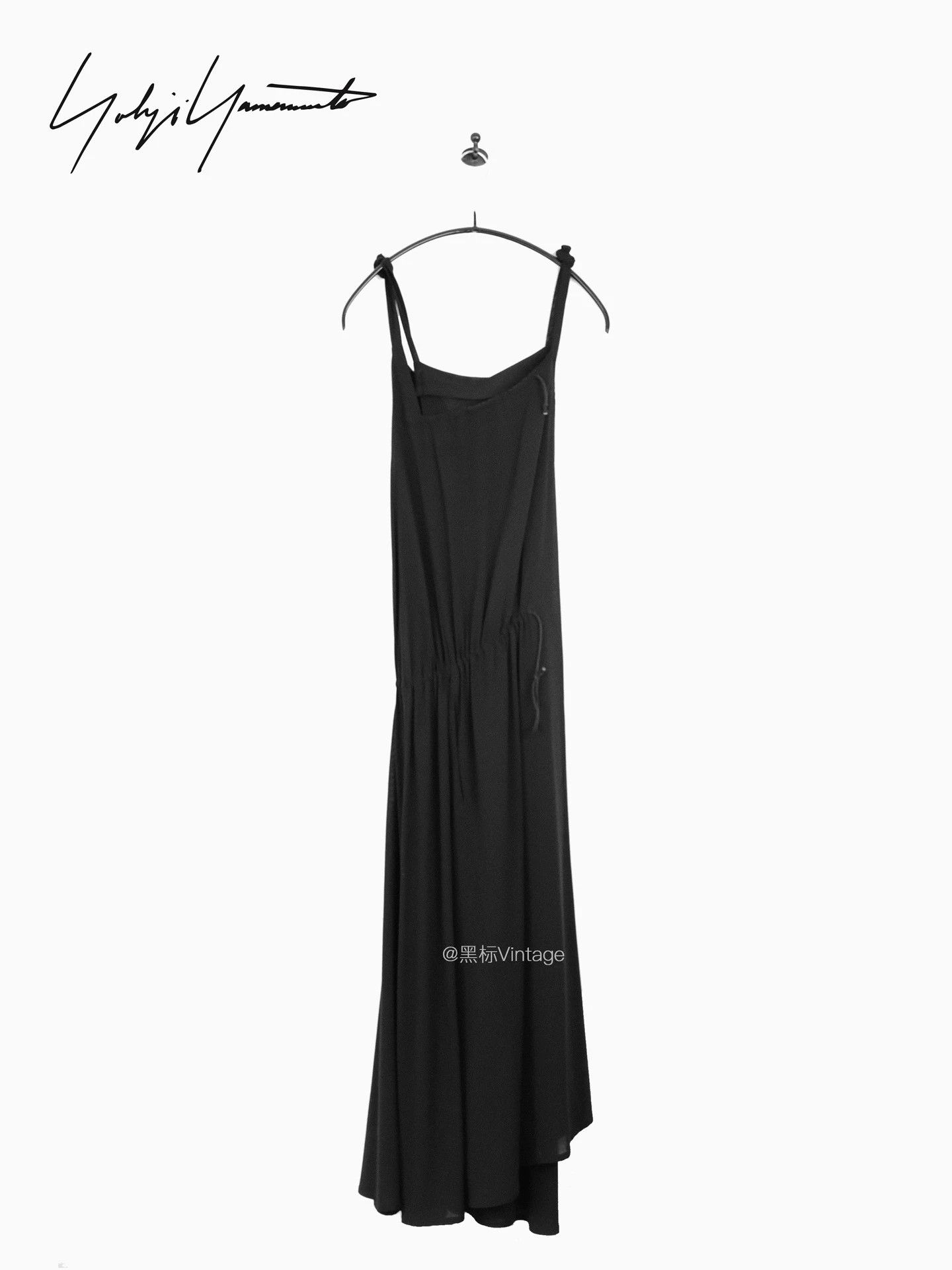 Yohji Yamamoto Yohji Yamamoto 10AW Vintage Wool Blend Pleated Drawstring Dress Size L / US 10 / IT 46 - 1 Thumbnail