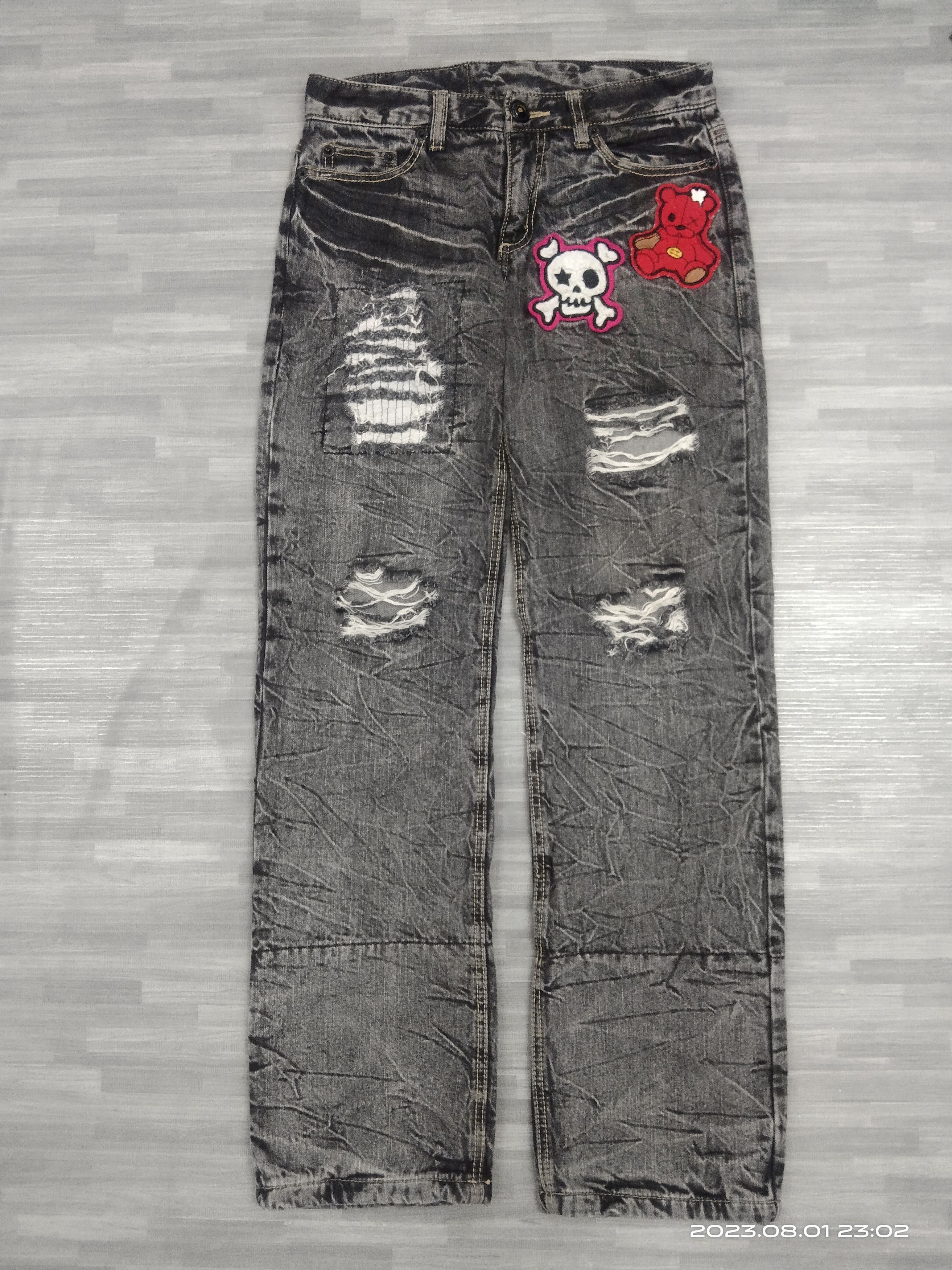 Other SiCK RIPED BACK&FORTH DENIM PANTS Size US 30 / EU 46 - 2 Thumbnail