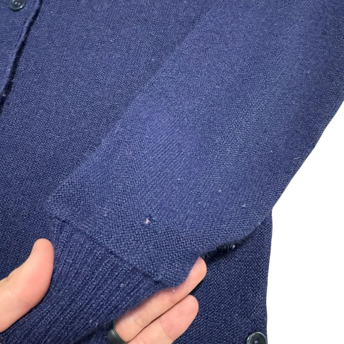 Lacoste × Vintage 60s Haymaker Lacoste Alligator Cardigan Sweater Women’s S Size S / US 4 / IT 40 - 3 Thumbnail