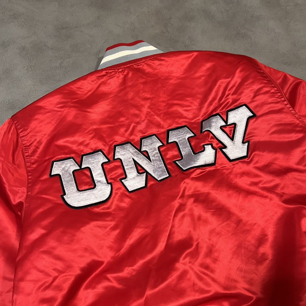 Other VTG 90s 80s UNLV Rebels Satin Jacket Starter XL Made in USA Size US XL / EU 56 / 4 - 9 Thumbnail