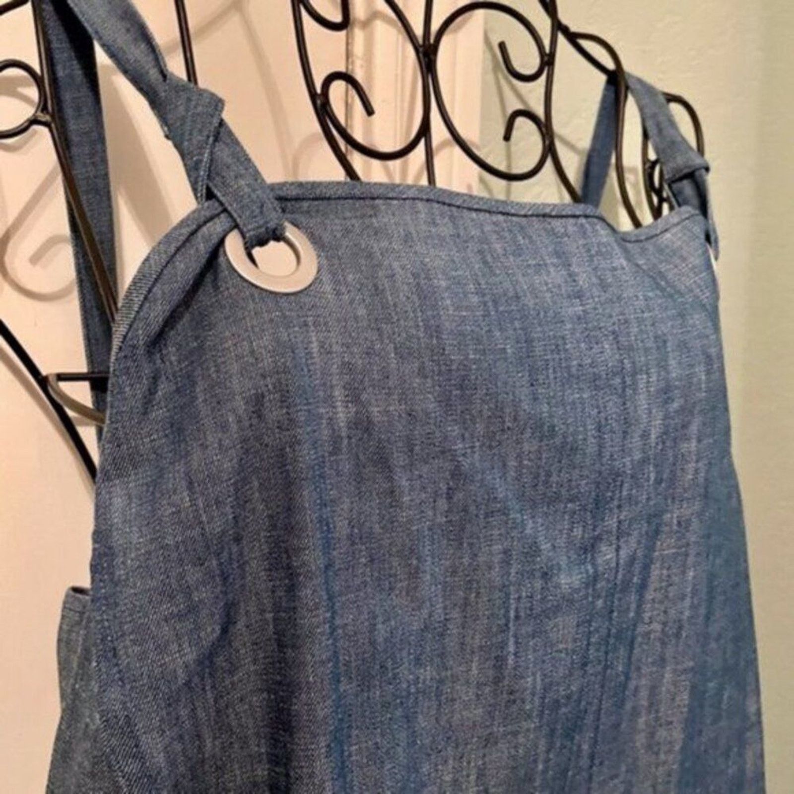 Rag & Bone rag & bone Suffolk Chambray Mini Dress Blue 12 Size XL / US 12-14 / IT 48-50 - 9 Thumbnail