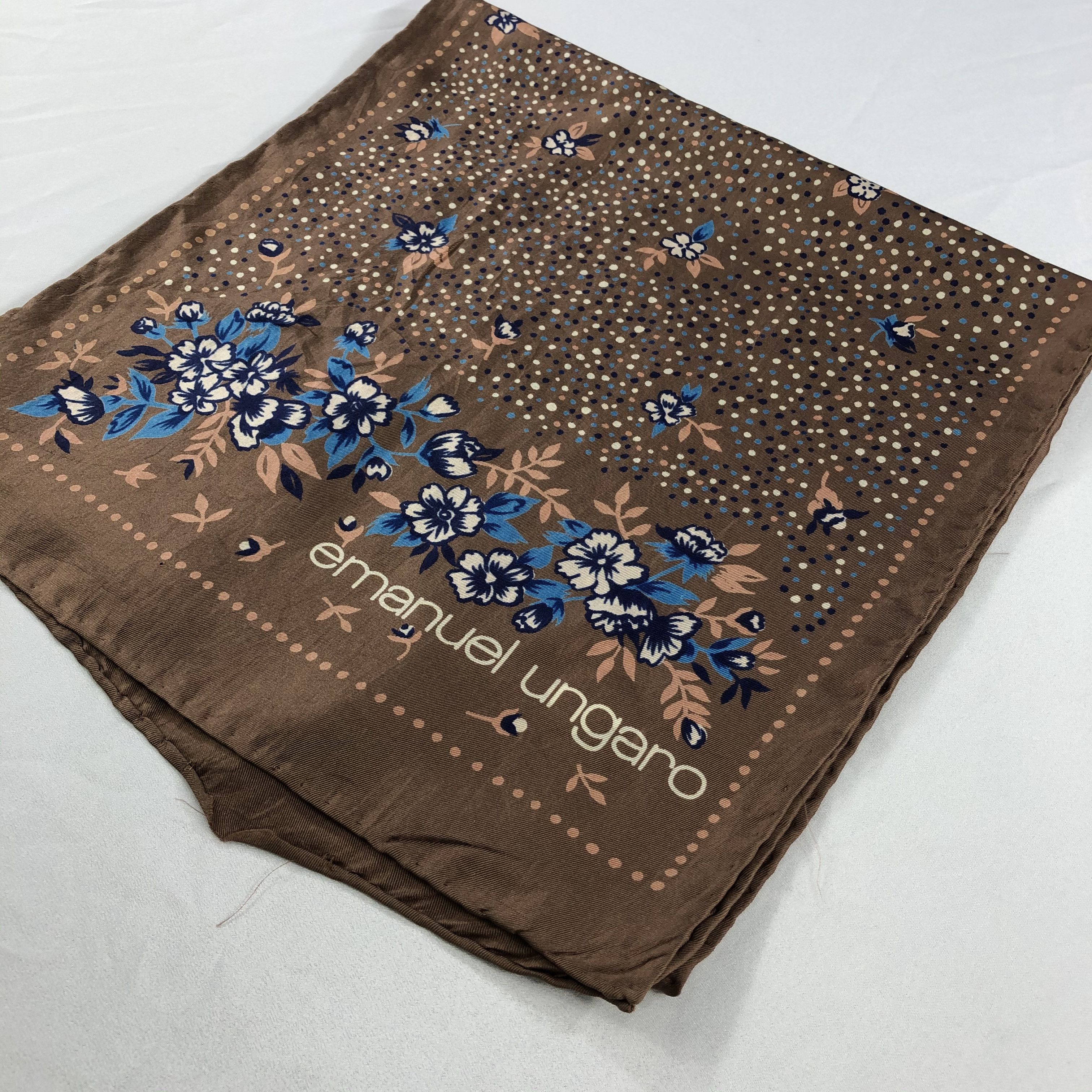 Emanuel Ungaro Vintage Emanuel Ungaro Silk Scarf Size ONE SIZE - 4 Thumbnail