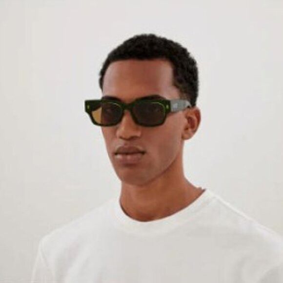 Gucci Gucci GG1794S 003 Sunglasses Transparent Orange/Black Square Size ONE SIZE - 6 Thumbnail