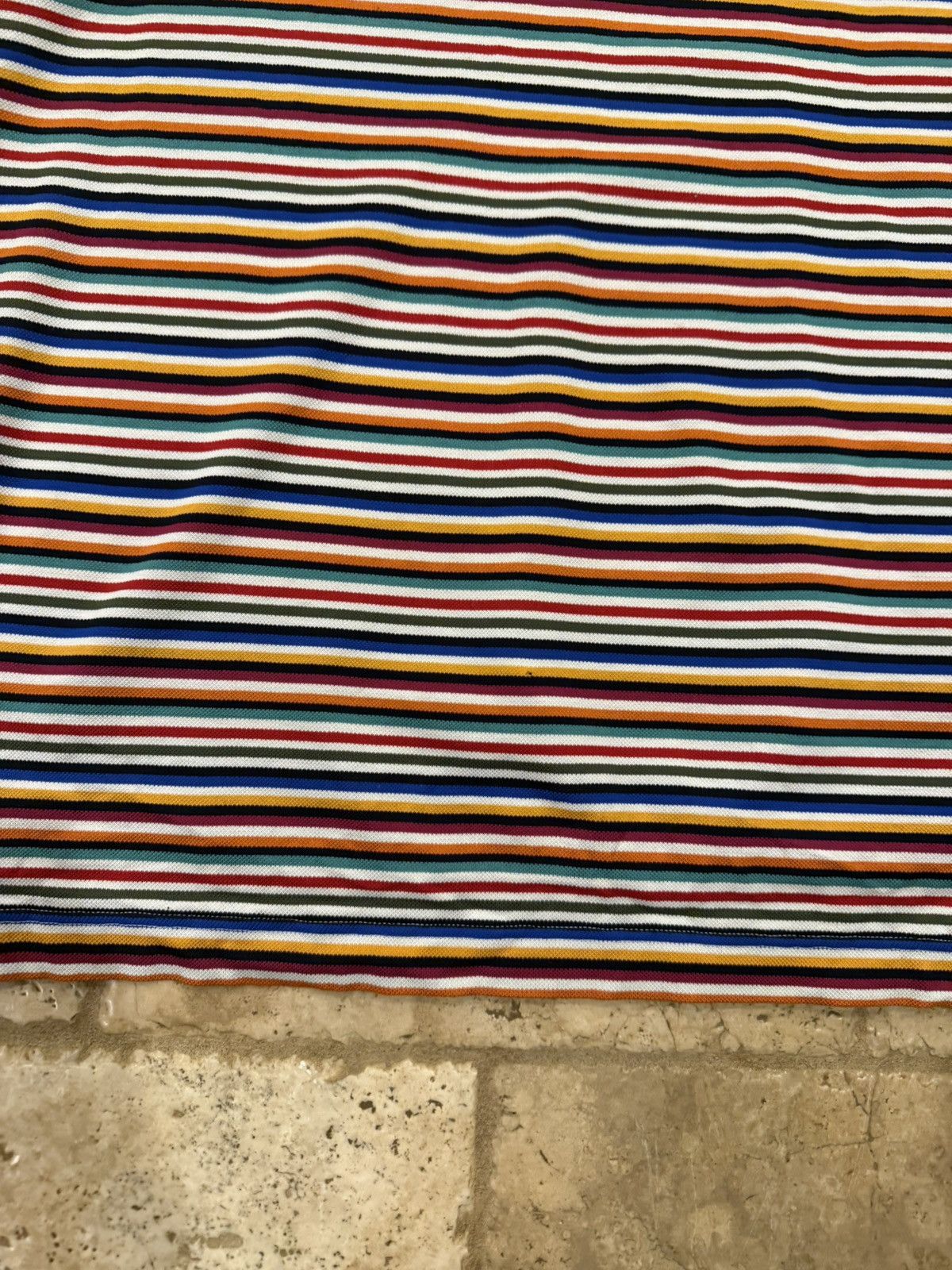 Missoni Missoni Multicolor Striped Polo Shirt Size US XL / EU 56 / 4 - 5 Thumbnail