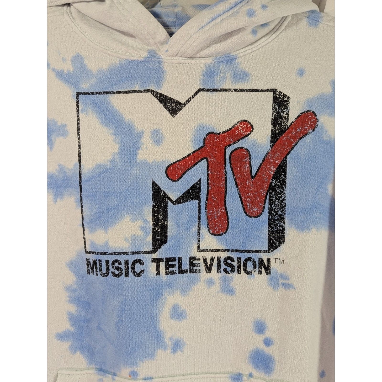 Mtv MTV Retro Tie Dye Oversized Hoodie XS (Fits Medium) Size US XS / EU 42 / 0 - 2 Thumbnail