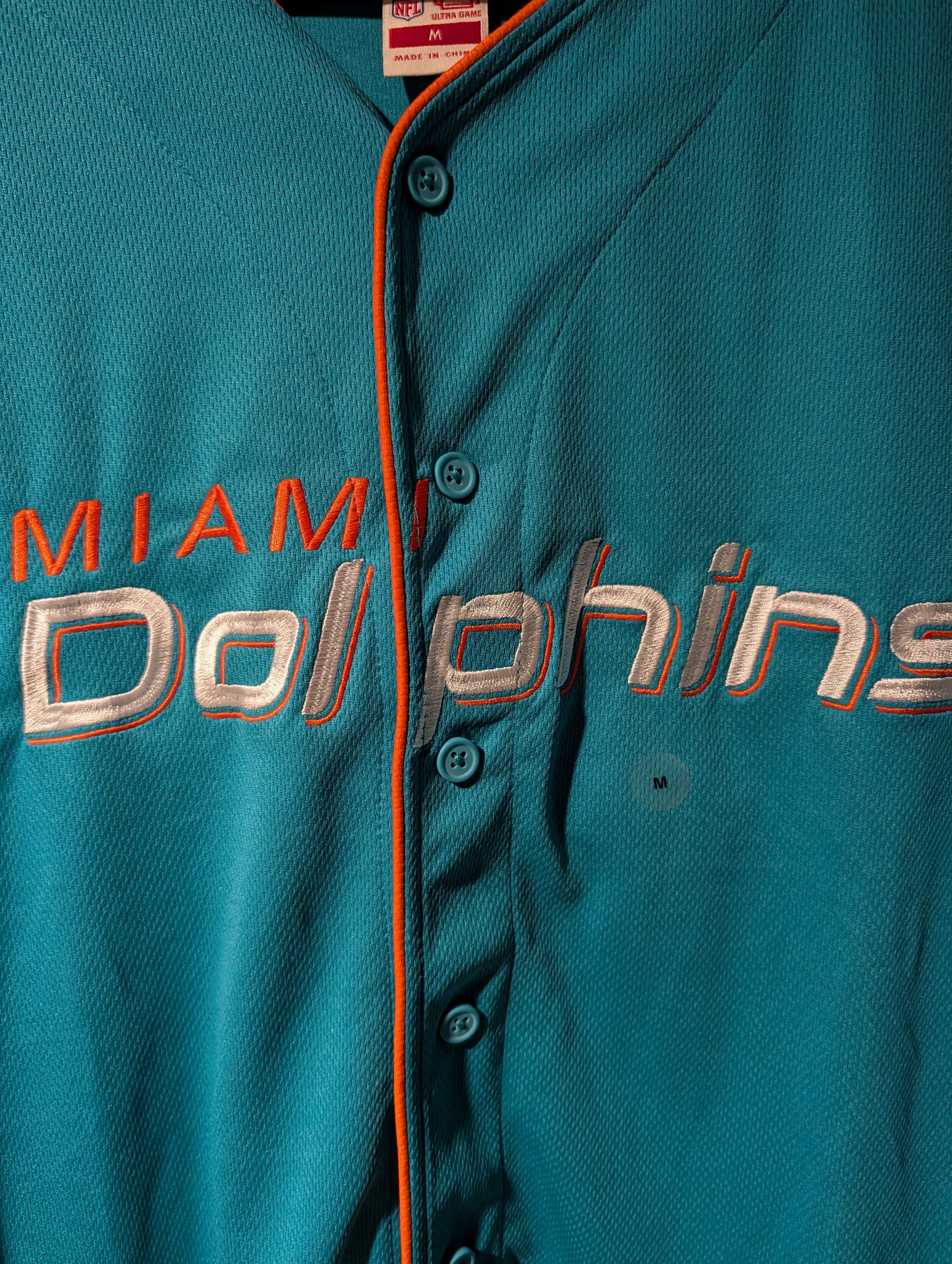NFL Miami Dolphins Ultra Game NWT NFL Football Baseball Jersey Size US M / EU 48-50 / 2 - 5 Thumbnail