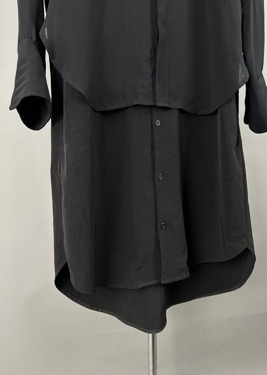 Y's × Yohji Yamamoto Y’s - Yohji Yamamoto Purple Label - Two way function dress Size XS / US 0-2 / IT 36-38 - 11 Thumbnail
