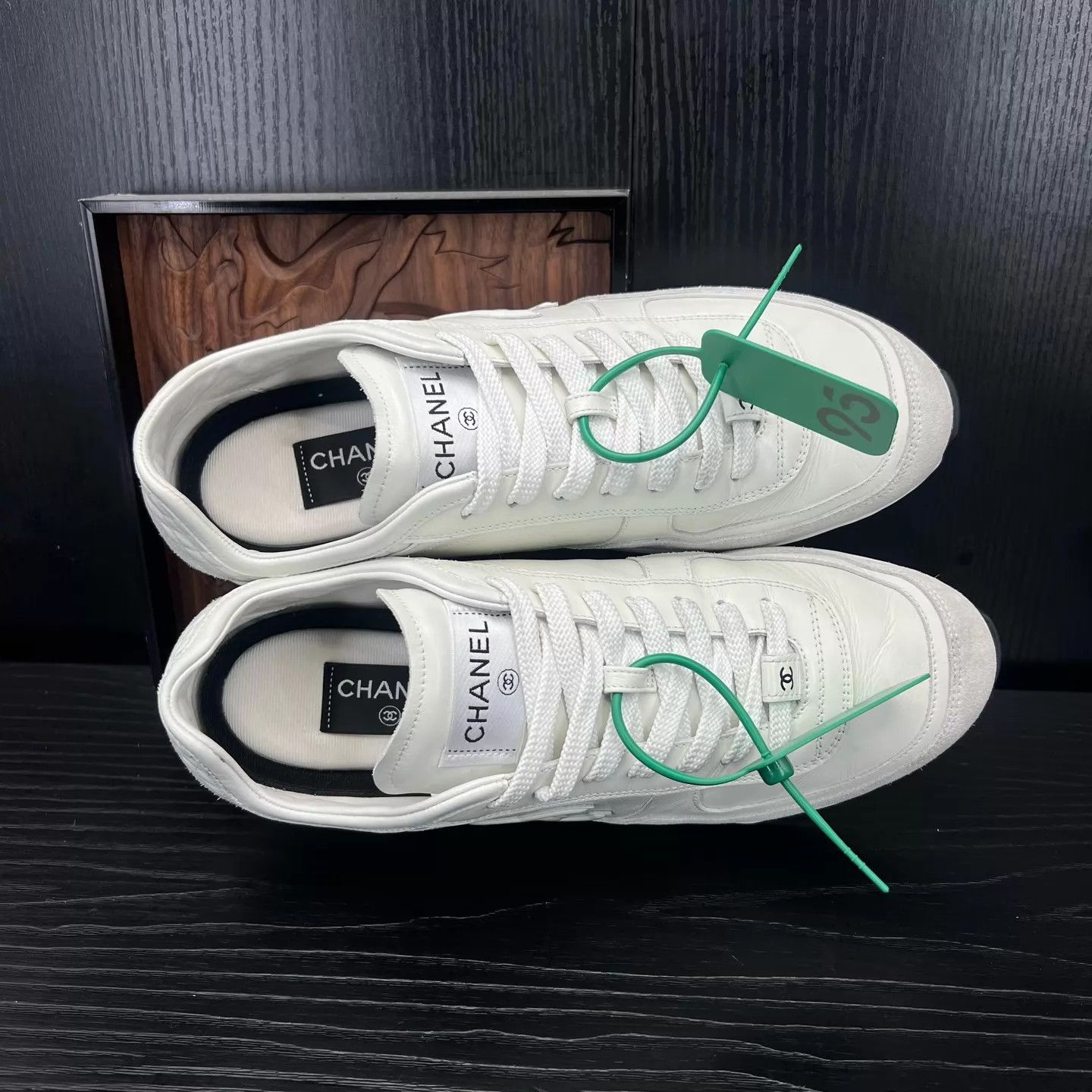 Chanel Chanel 25p White Gray Sneakers Size US 9 / EU 42 - 7 Thumbnail