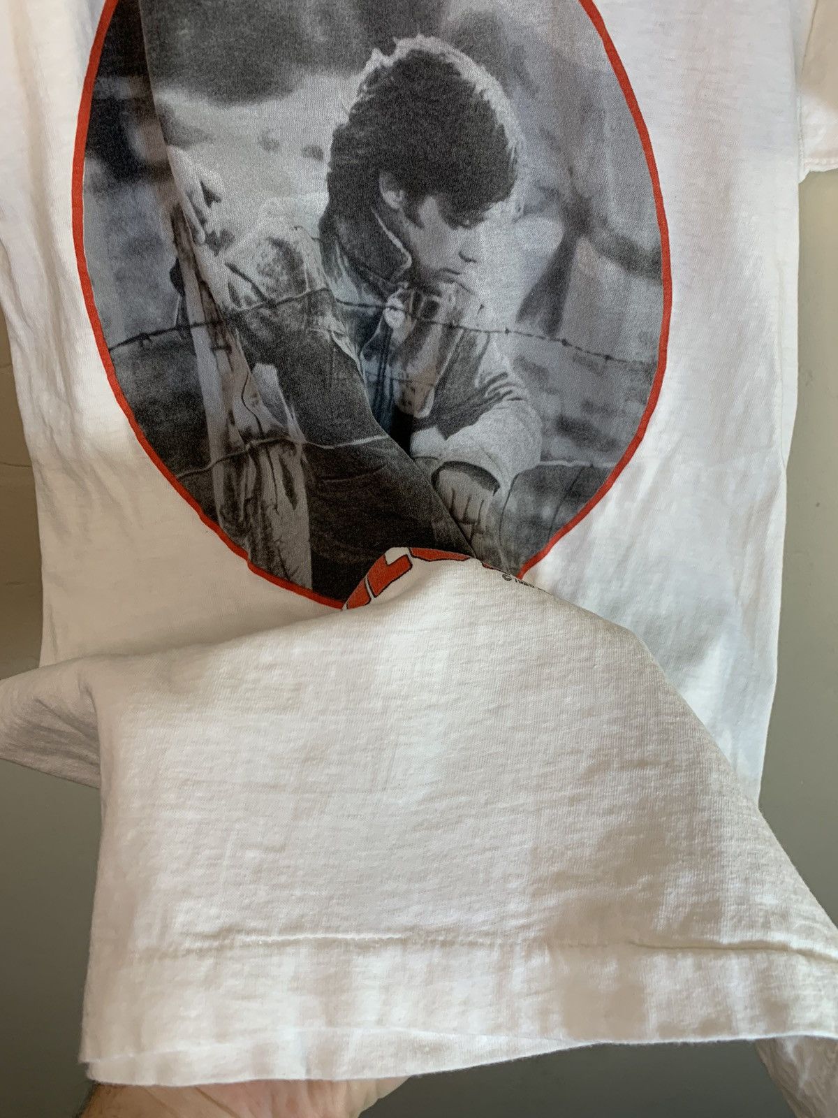 Band Tees × Vintage *RARE* Vintage 1985 John Cougar Mellencamp Scarecrow T-Shirt Size US M / EU 48-50 / 2 - 7 Thumbnail