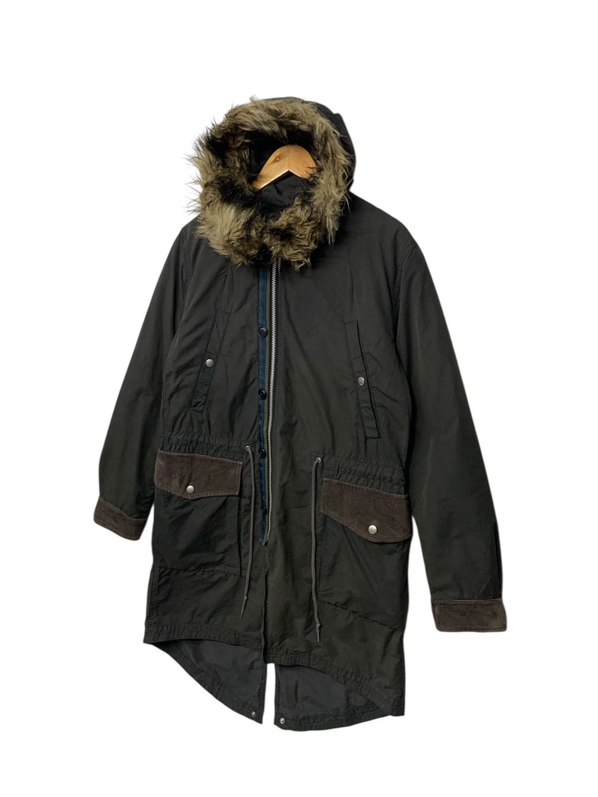 Undercover × Uniqlo Uniqlo X Undecover Jun Takahashi Fur Parka Zipper Jacket Size US M / EU 48-50 / 2 - 2 Thumbnail