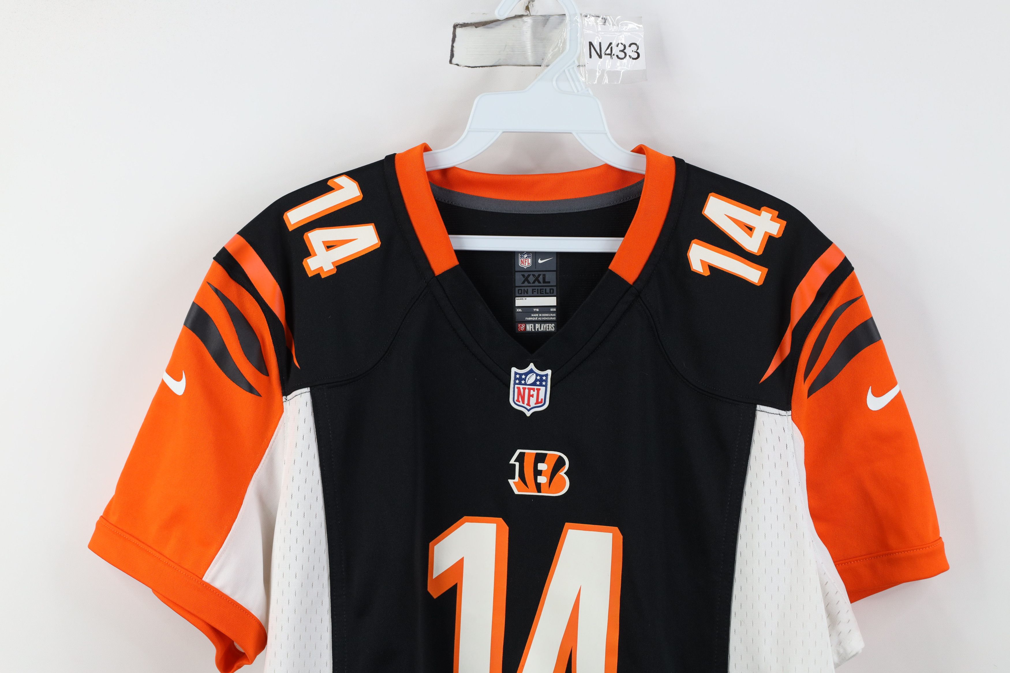 Nike Nike On Field Dalton Cincinnati Bengals Football Jersey #14 Size XXL / US 16-18 / IT 52-54 - 2 Thumbnail