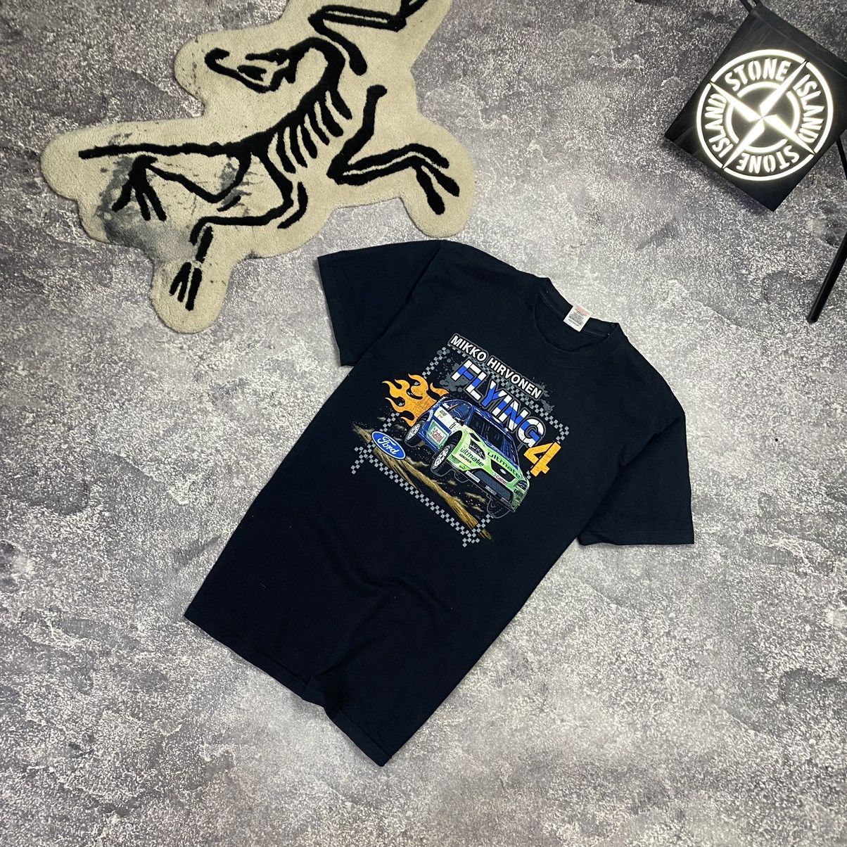 Ford Vintage Ford Mikko Hirvonen Flying 4 racing nascar tee Size US M / EU 48-50 / 2 - 2 Thumbnail