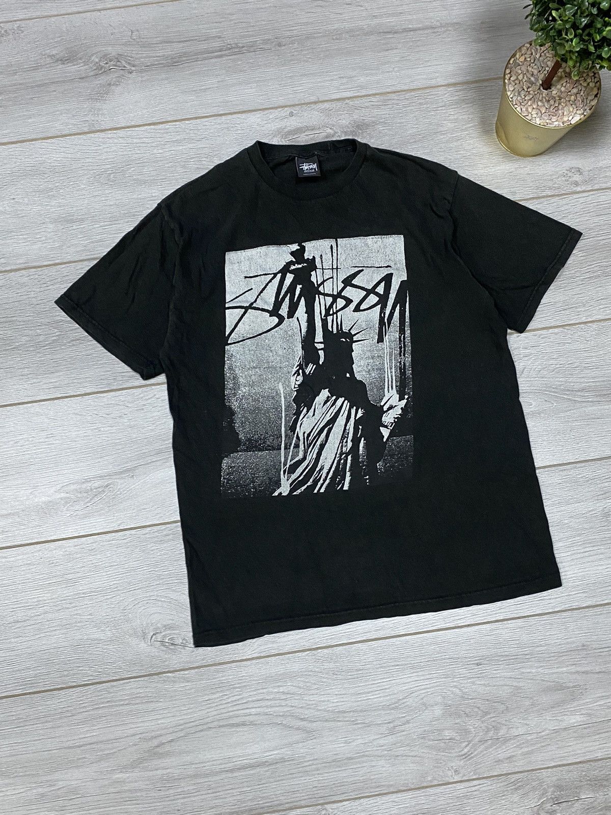 Stussy Stussy 🗽 Statue of Liberty NYC New York t-shirt Size US M / EU 48-50 / 2 - 2 Thumbnail