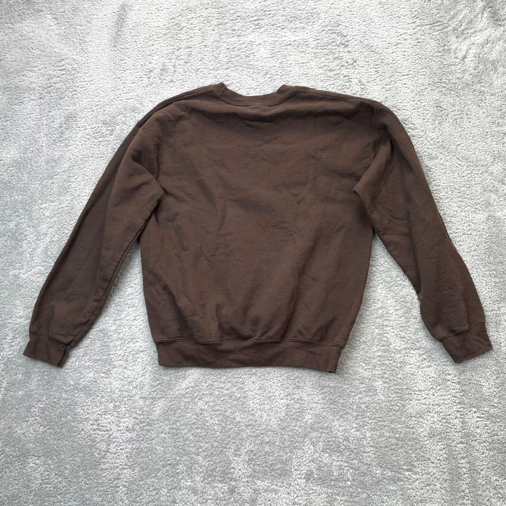 Gildan Gildan Sweatshirt Mens M Brown Graphic Print Logo City Park City Logo Crew Neck Cotton Polyester Fleece Lined Fall Winter Hiking Size US M / EU 48-50 / 2 - 2 Thumbnail