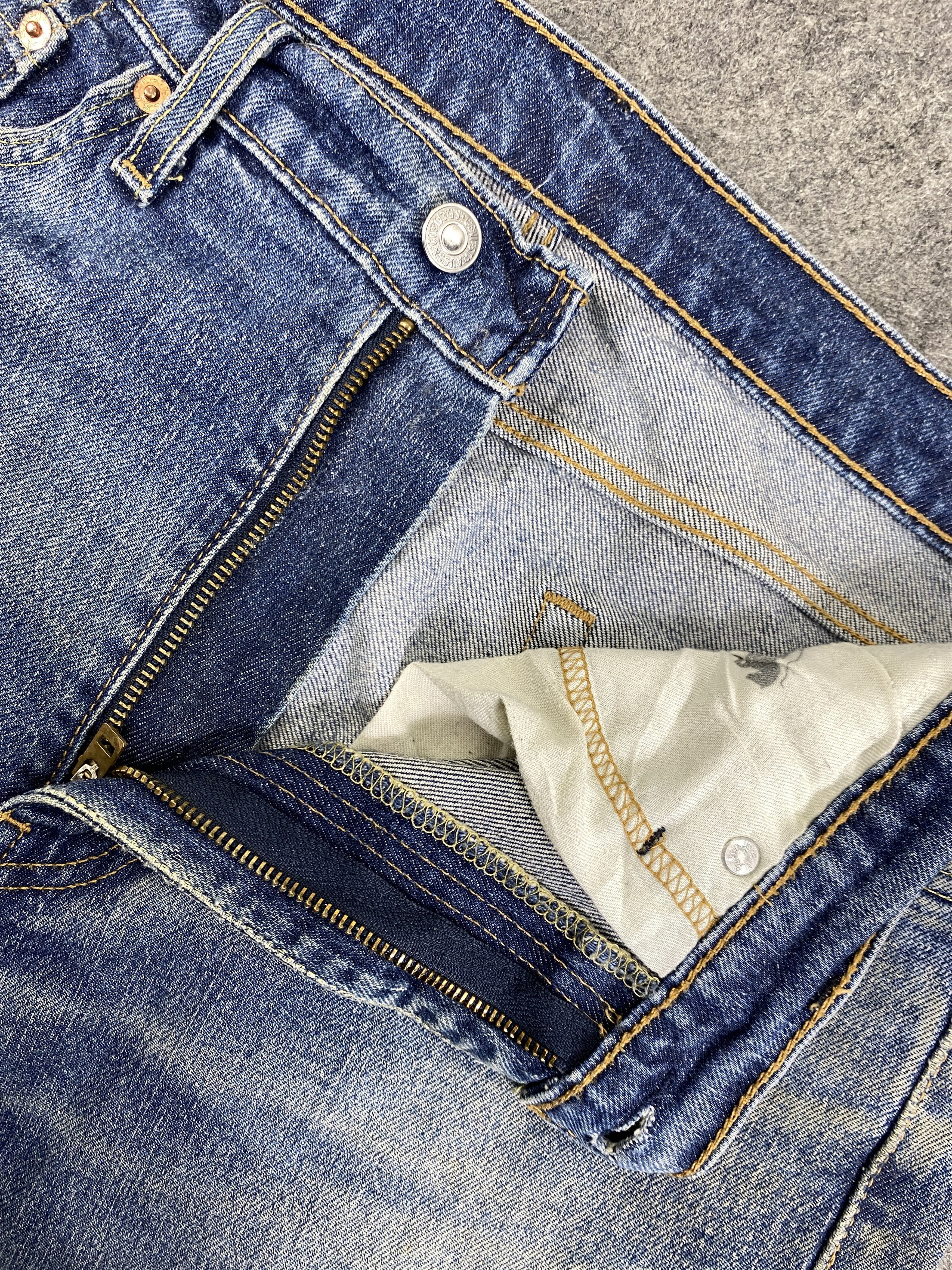Levi's Faded Blue Vintage Levi's 513 Jeans 36x26.5 - JN3349 Size US 36 / EU 52 - 6 Thumbnail