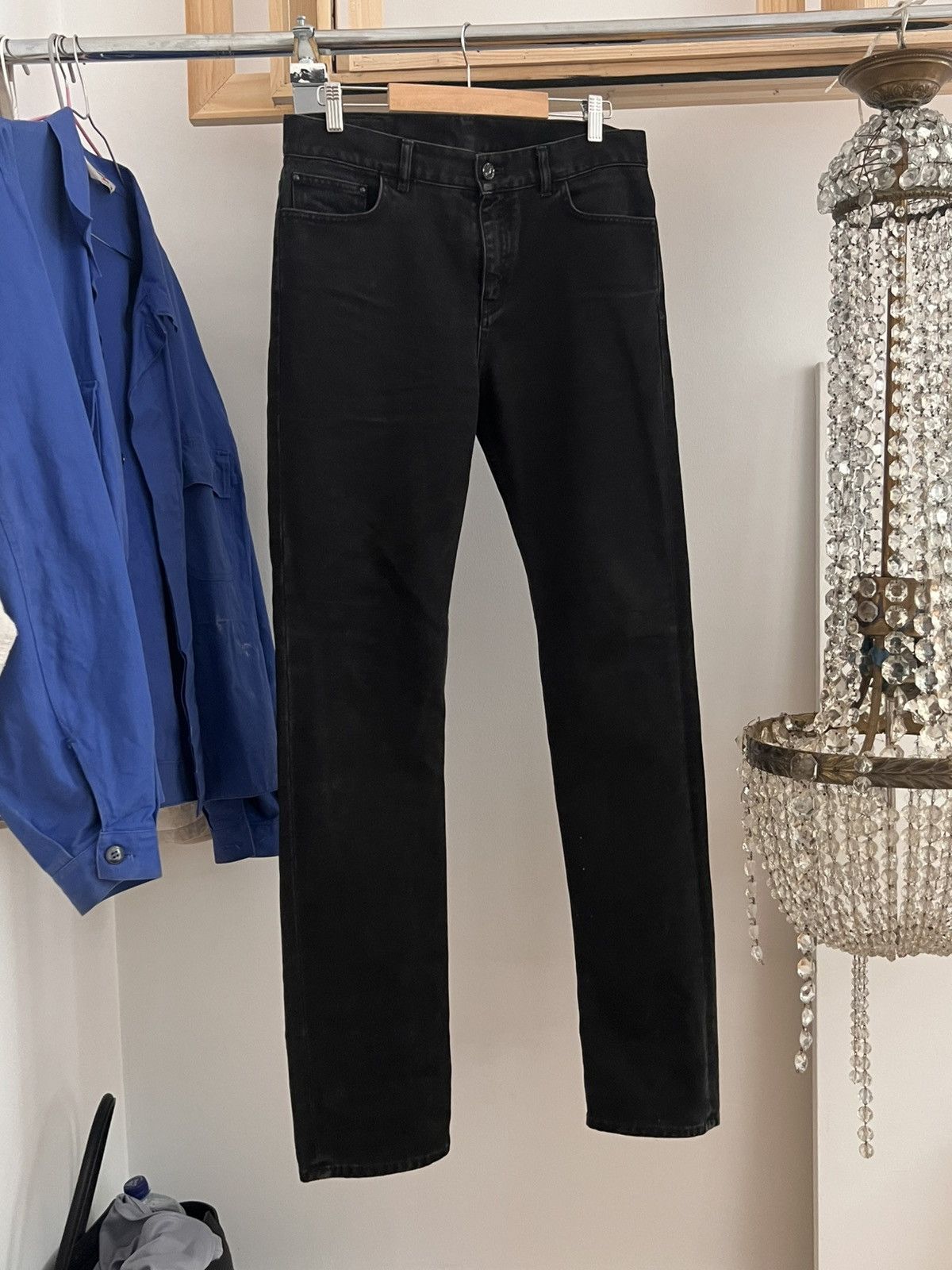 Louis Vuitton Louis Vuitton Black Slim Denim Jeans Size US 30 / EU 46 - 1 Thumbnail
