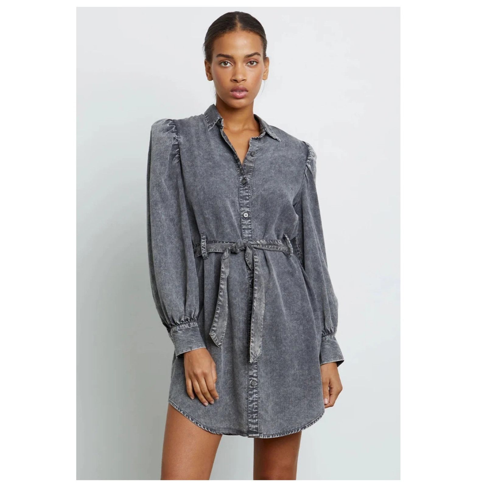Rails RAILS Adele Acid-wash Denim Dress Size XXL Size XXL / US 16-18 / IT 52-54 - 3 Thumbnail