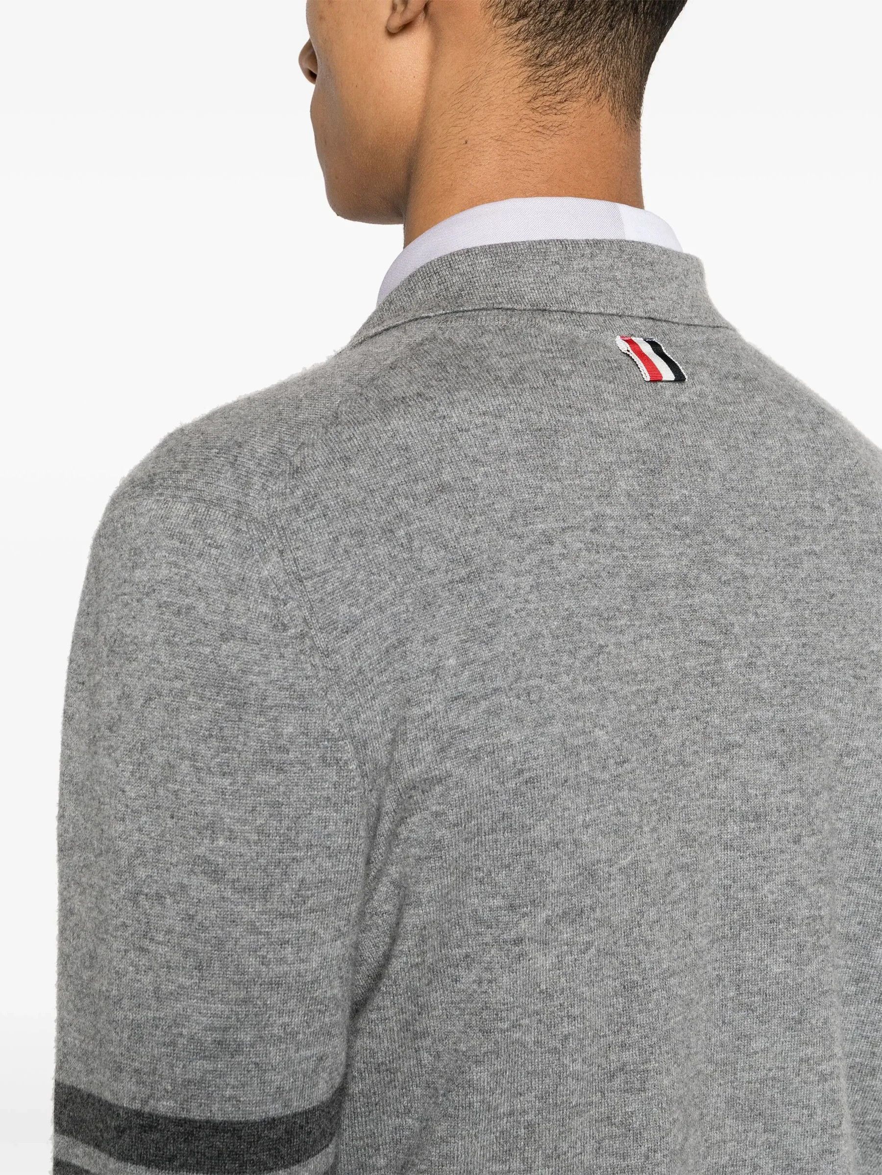 Thom Browne o1s22i1n1224 Cashmere Cardigan in Grey Size US M / EU 48-50 / 2 - 5 Thumbnail