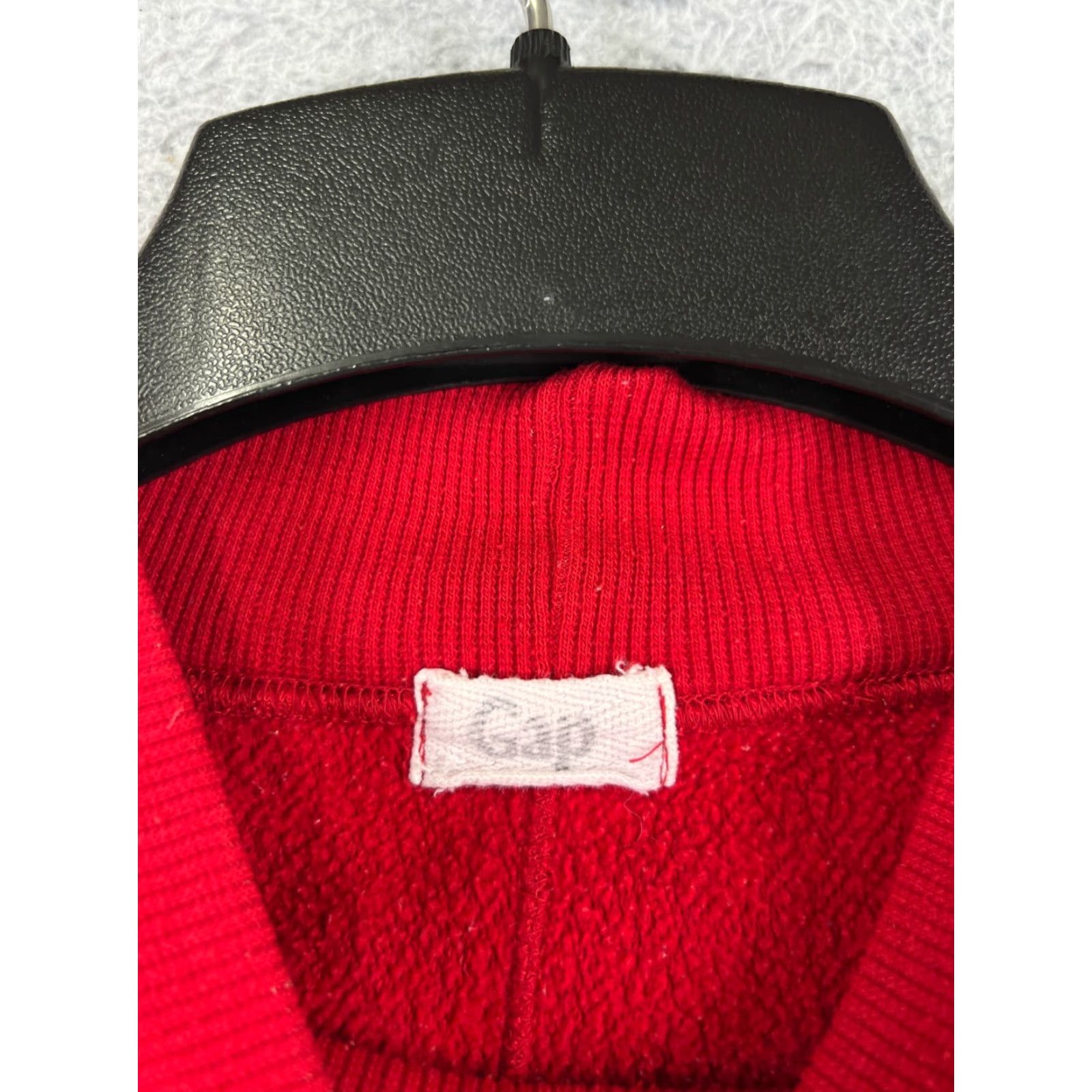 Gap VINTAGE Gap Mens Large Red Crew Neck Pullover Sweatshirt Jersey Knit 90s Style Classic Football Ski Hip Hop Beach University USA Shirts? Size US L / EU 52-54 / 3 - 3 Thumbnail