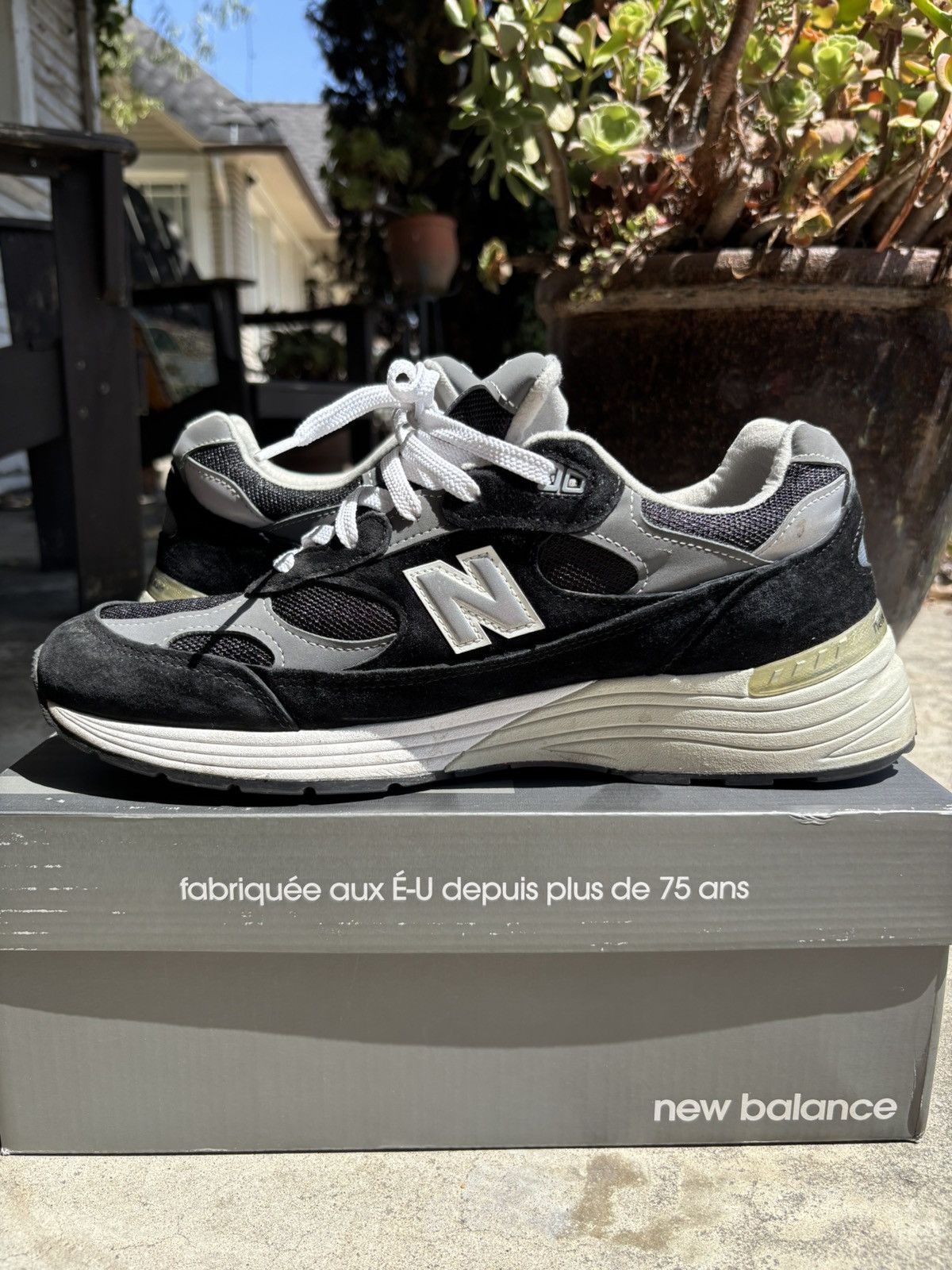New Balance New Balance 992 Made In USA Black Size US 12 / EU 45 - 4 Thumbnail