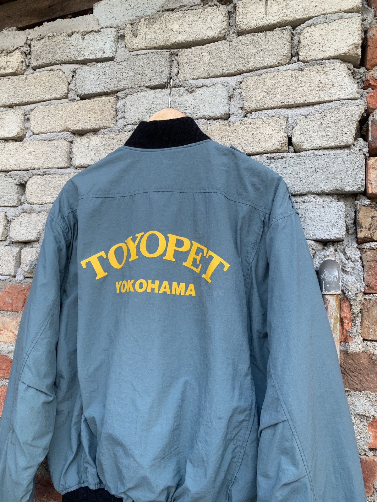 Toyo Enterprises Vintage Toyota ToyoPet Yokohama Bomber Jacket Size US L / EU 52-54 / 3 - 3 Thumbnail