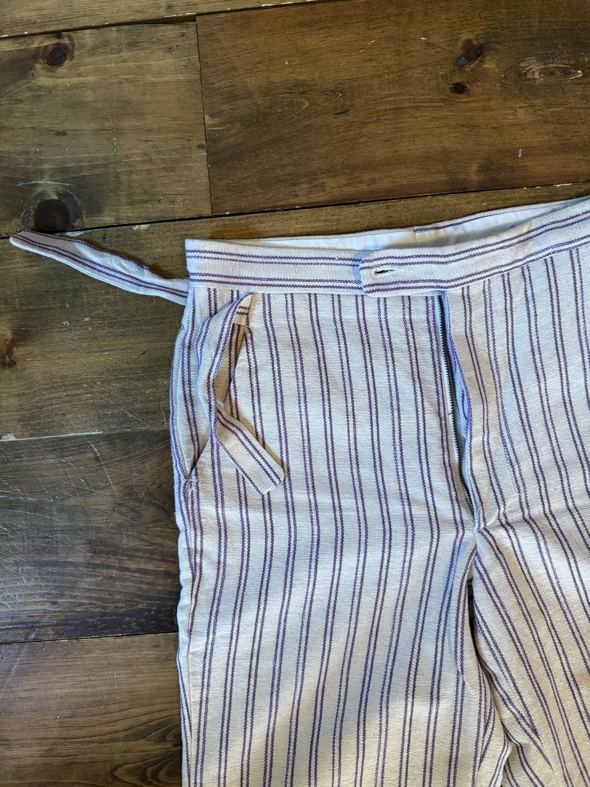 Bode Bode Striped Trousers with side waist adjusters Size US 32 / EU 48 - 2 Thumbnail