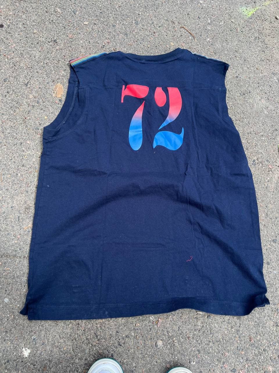 Nike × Vintage Vintage Y2K Nike 72 90s Big Logo Swoosh Tank Tops Size US XL / EU 56 / 4 - 7 Thumbnail