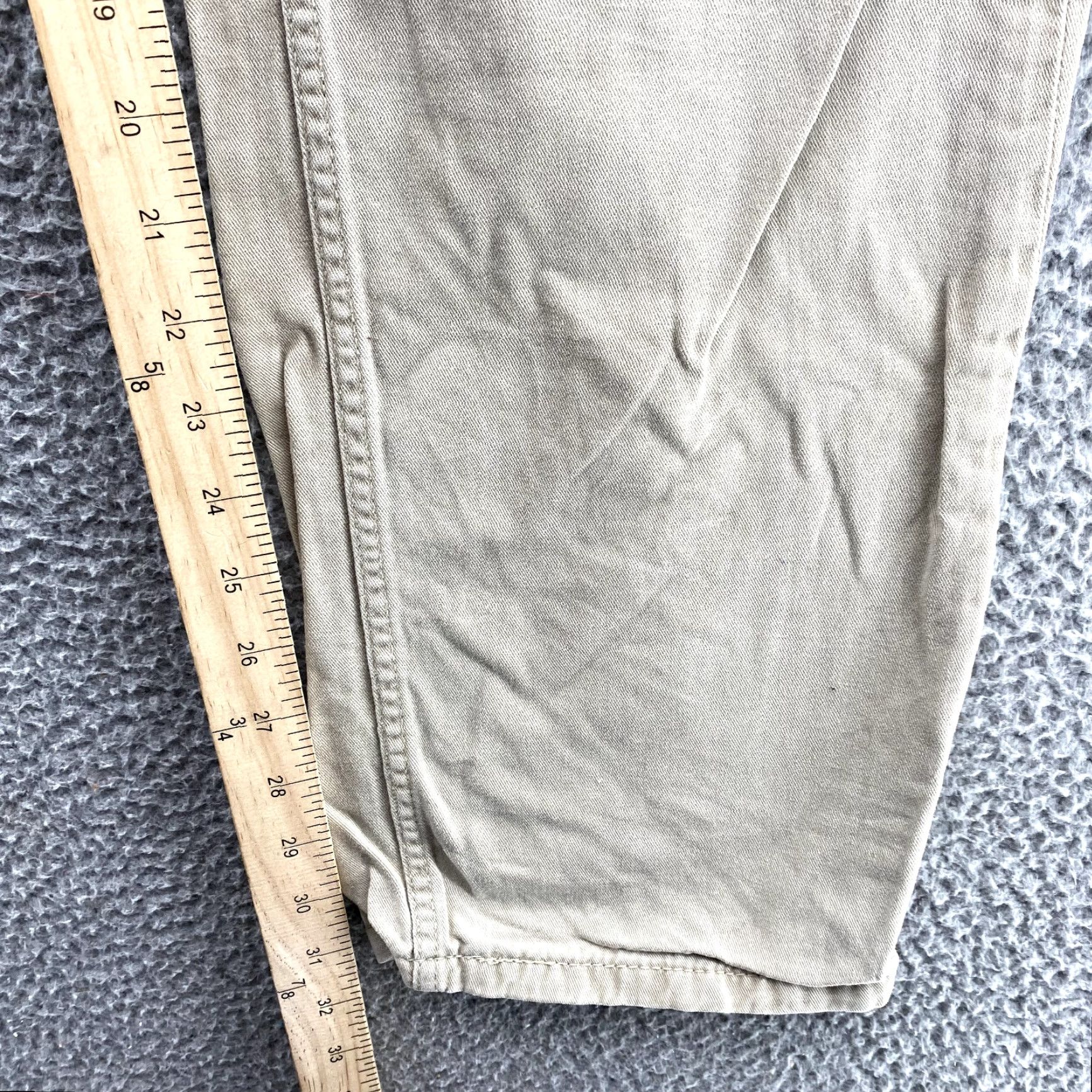 Levi's Levi's 514 Jeans Men 32X32 Beige Khaki Straight 90s Classic Academia Streetwear Denim Pants Size US 32 / EU 48 - 5 Thumbnail