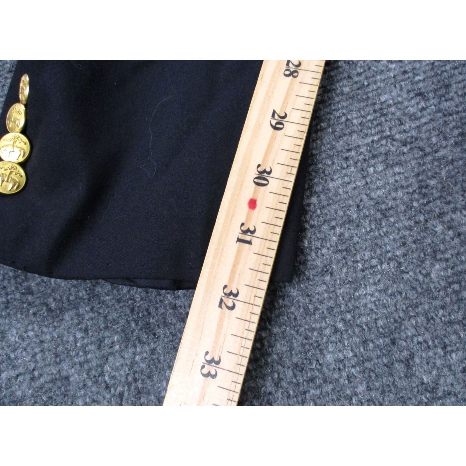 Brooks Brothers Brooks Brothers Blazer Jacket Mens 46R Black Wool Brooksease Sports Coat Size 46R - 7 Thumbnail