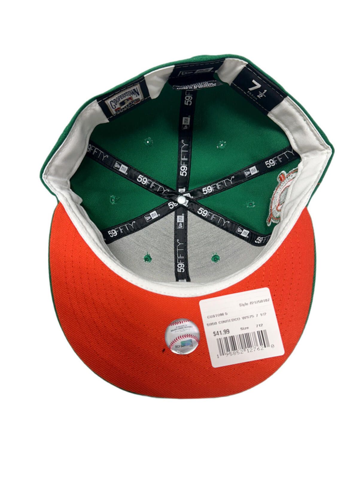New Era New Era Cincinnati Reds 1975 World Champions 59FIFTY 7 1/2 Size ONE SIZE - 6 Thumbnail